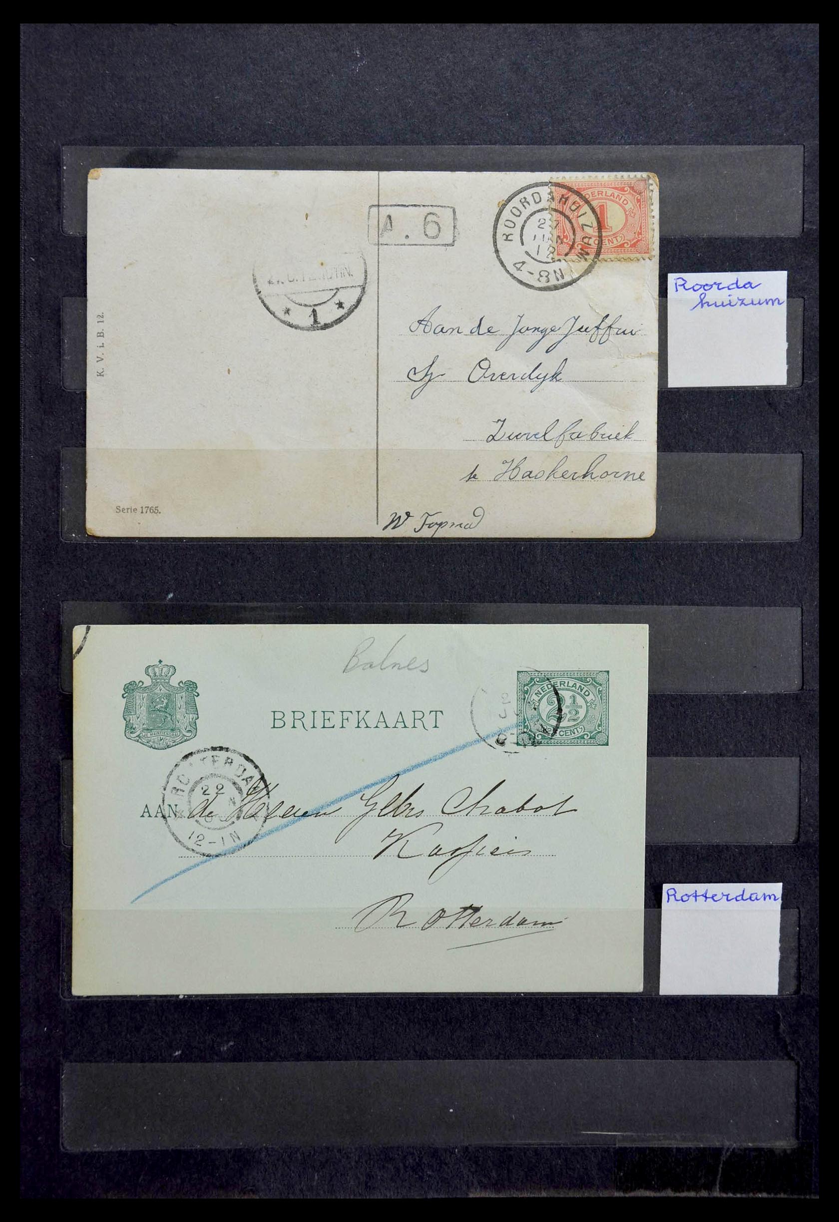 28782 058 - 28782 Netherlands largeround cancels.