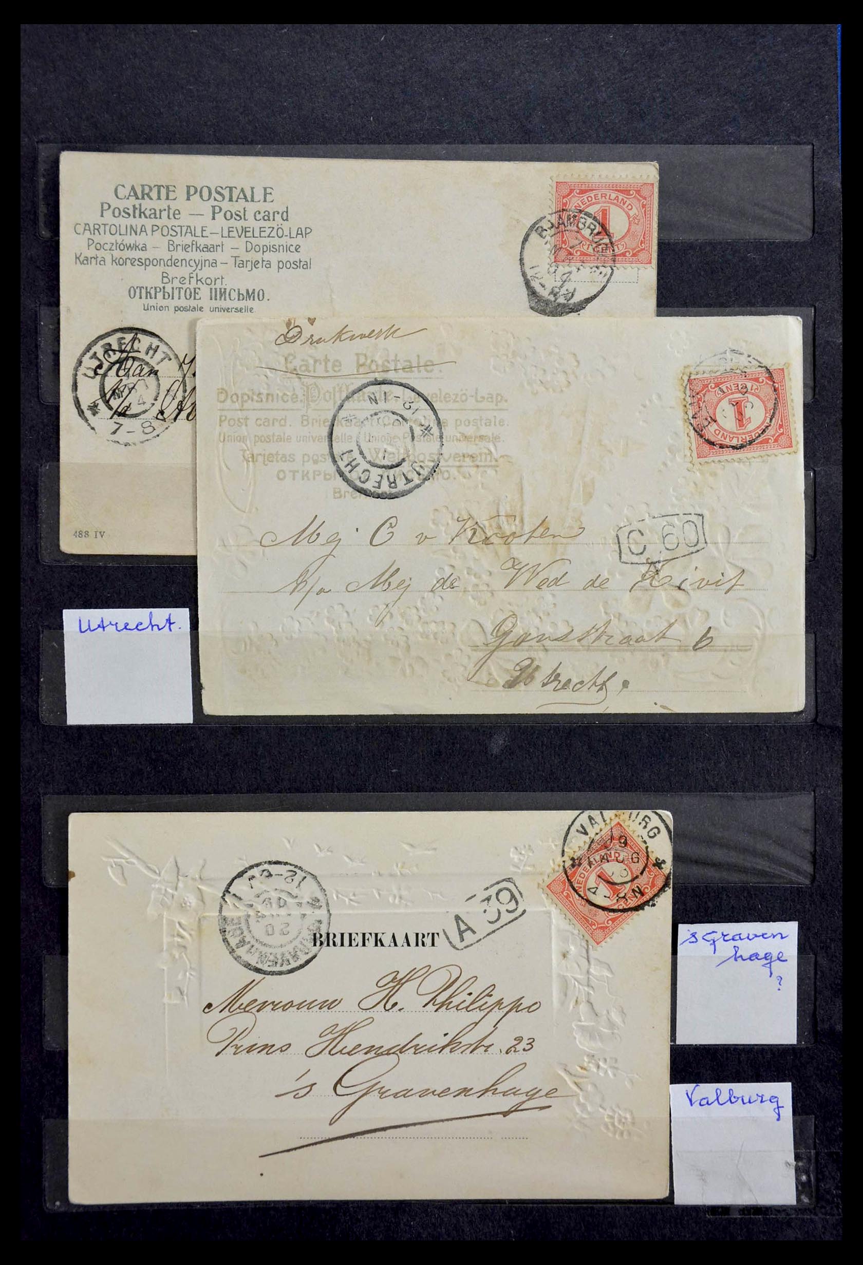 28782 062 - 28782 Netherlands largeround cancels.