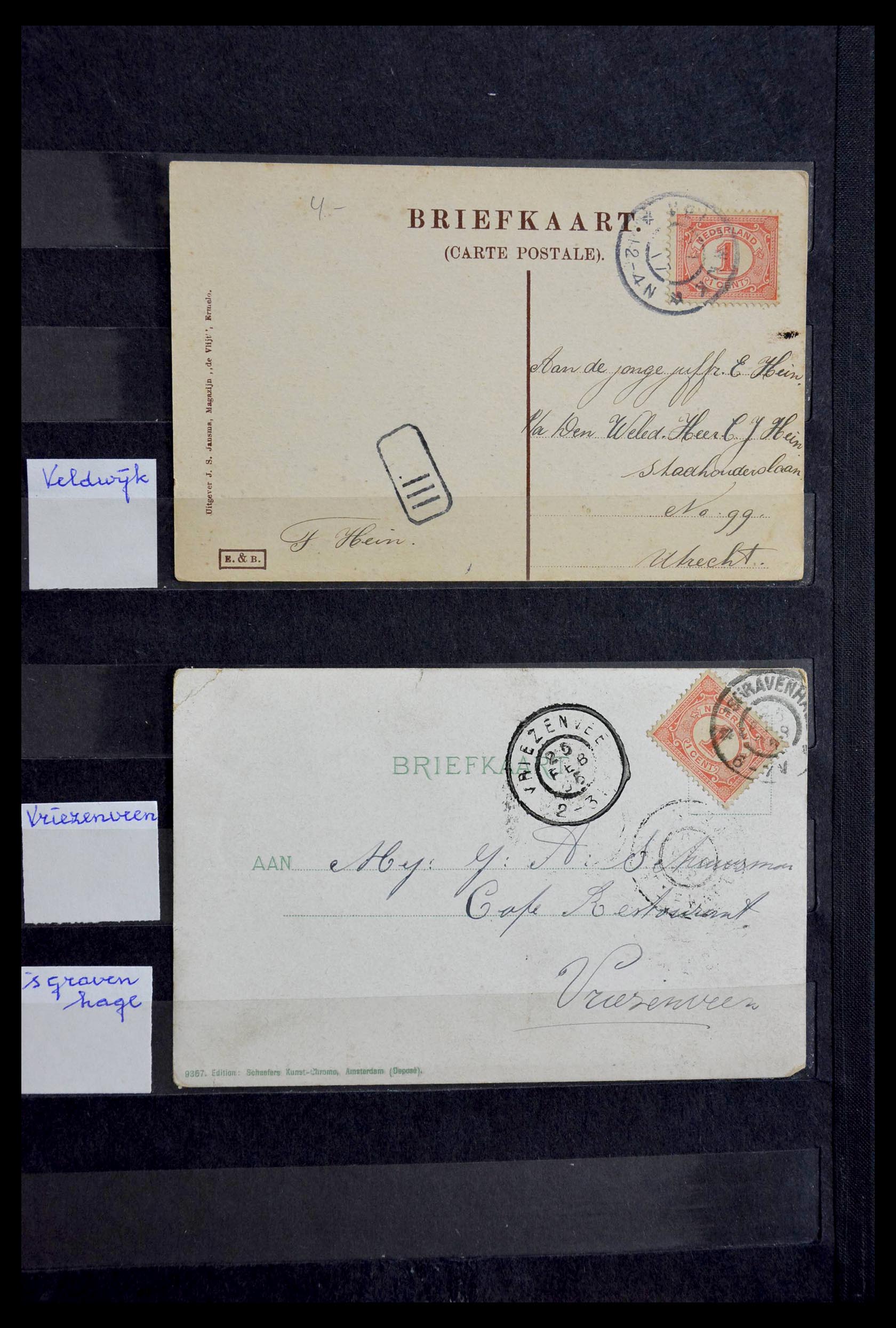 28782 063 - 28782 Netherlands largeround cancels.