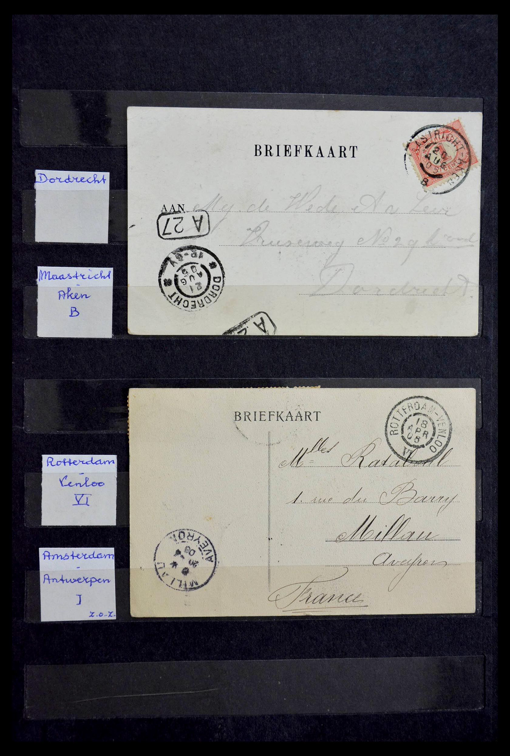 28782 069 - 28782 Netherlands largeround cancels.