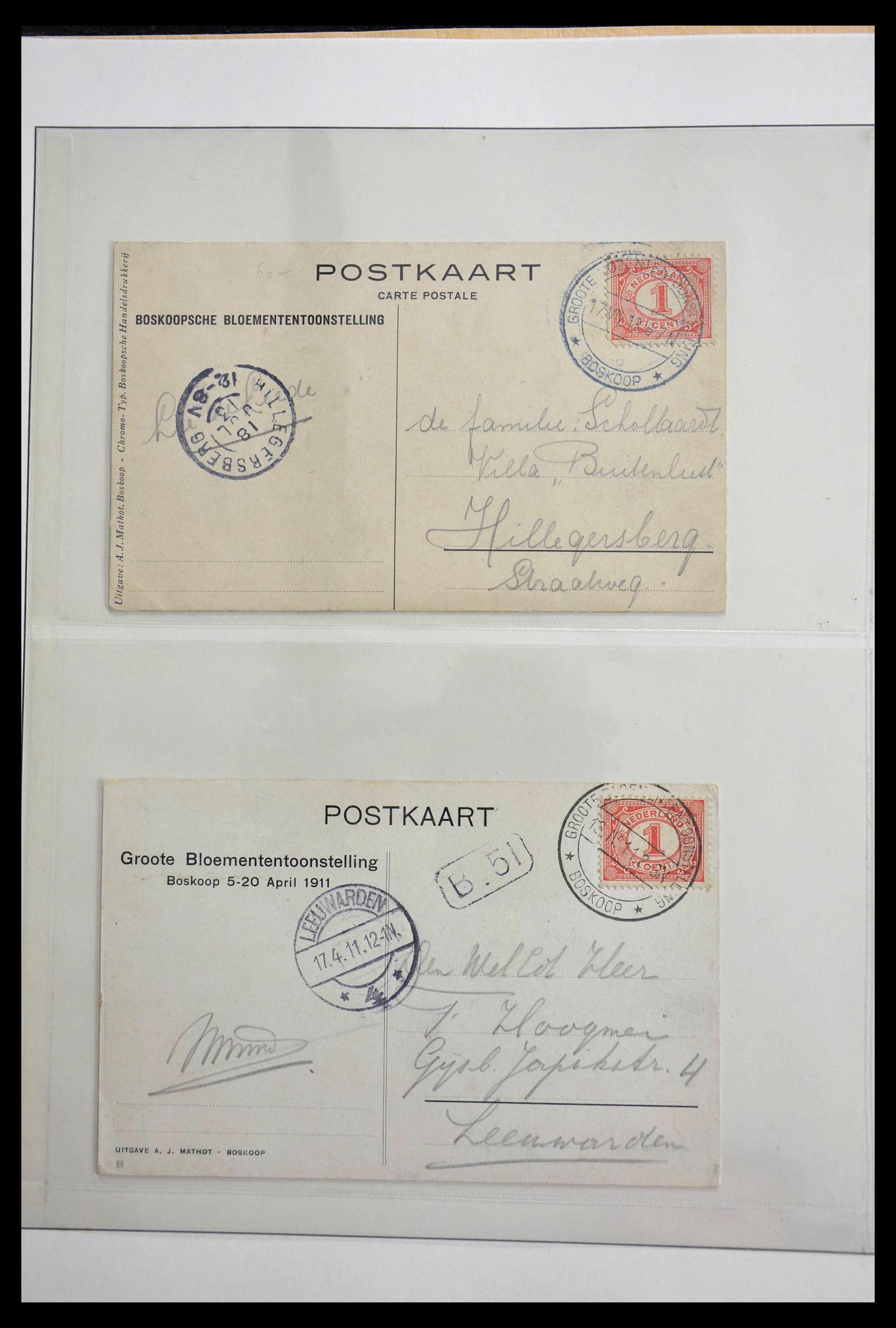 28783 009 - 28783 Netherlands commemorative cancels 1906-1934.
