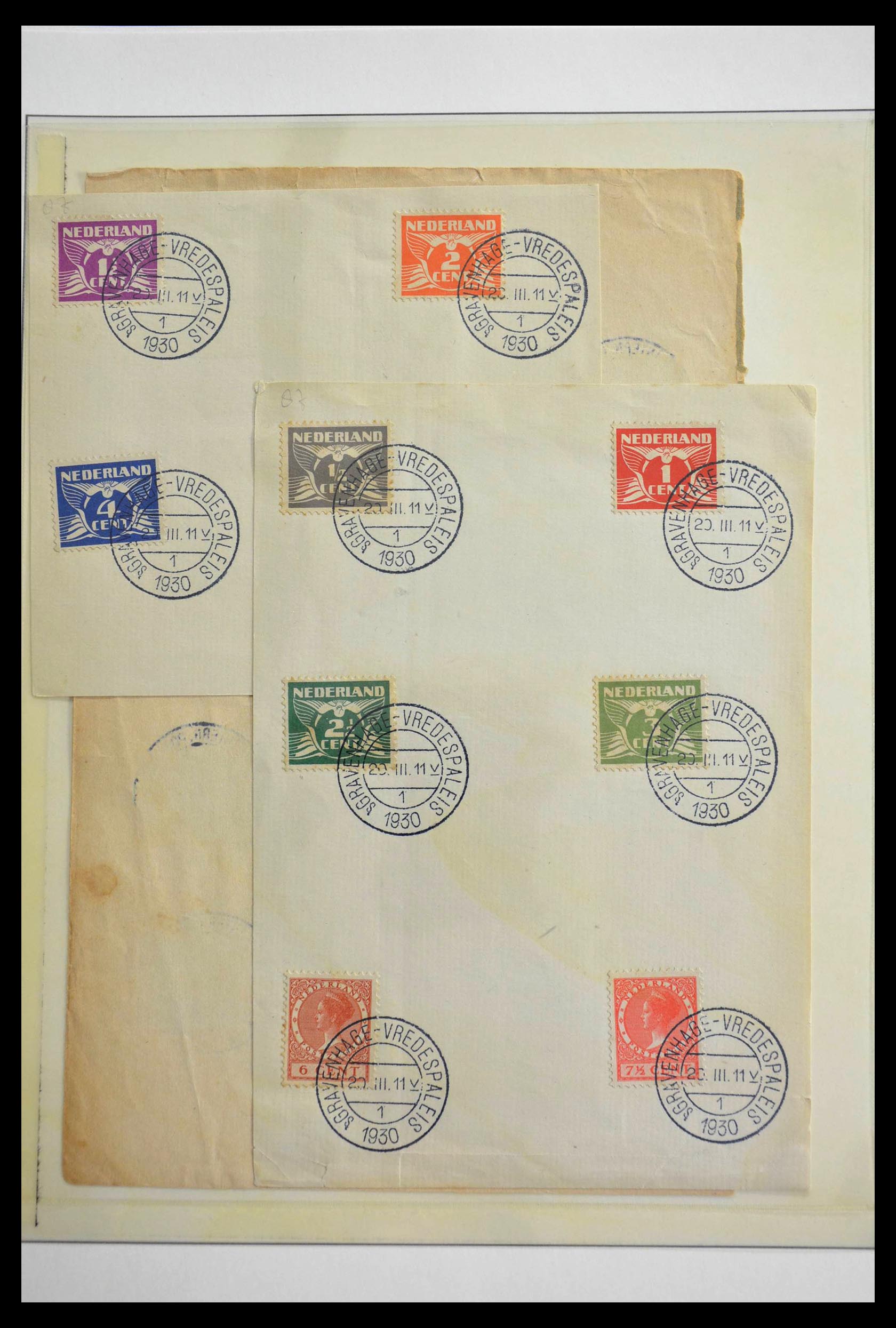 28783 026 - 28783 Netherlands commemorative cancels 1906-1934.