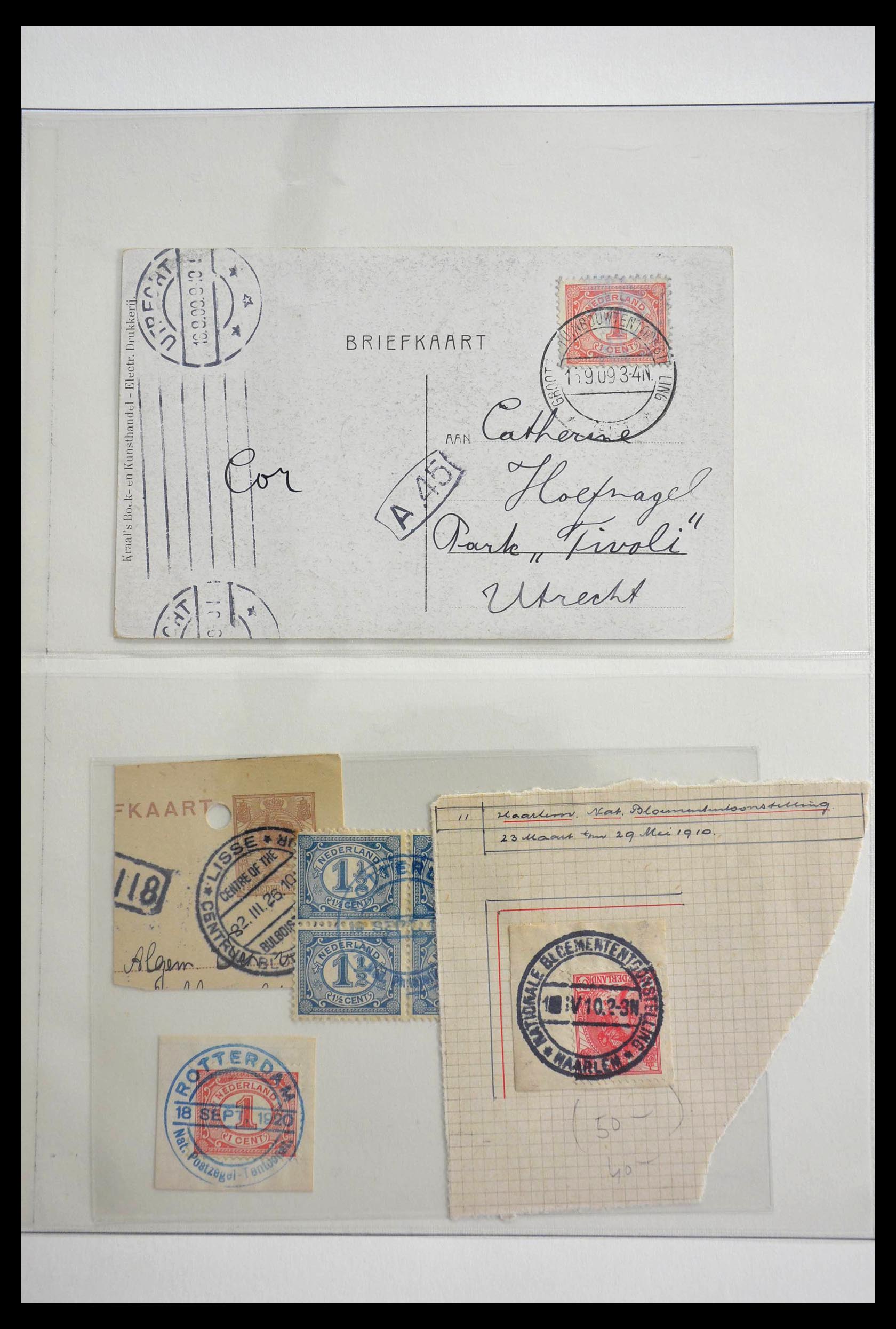 28783 027 - 28783 Netherlands commemorative cancels 1906-1934.