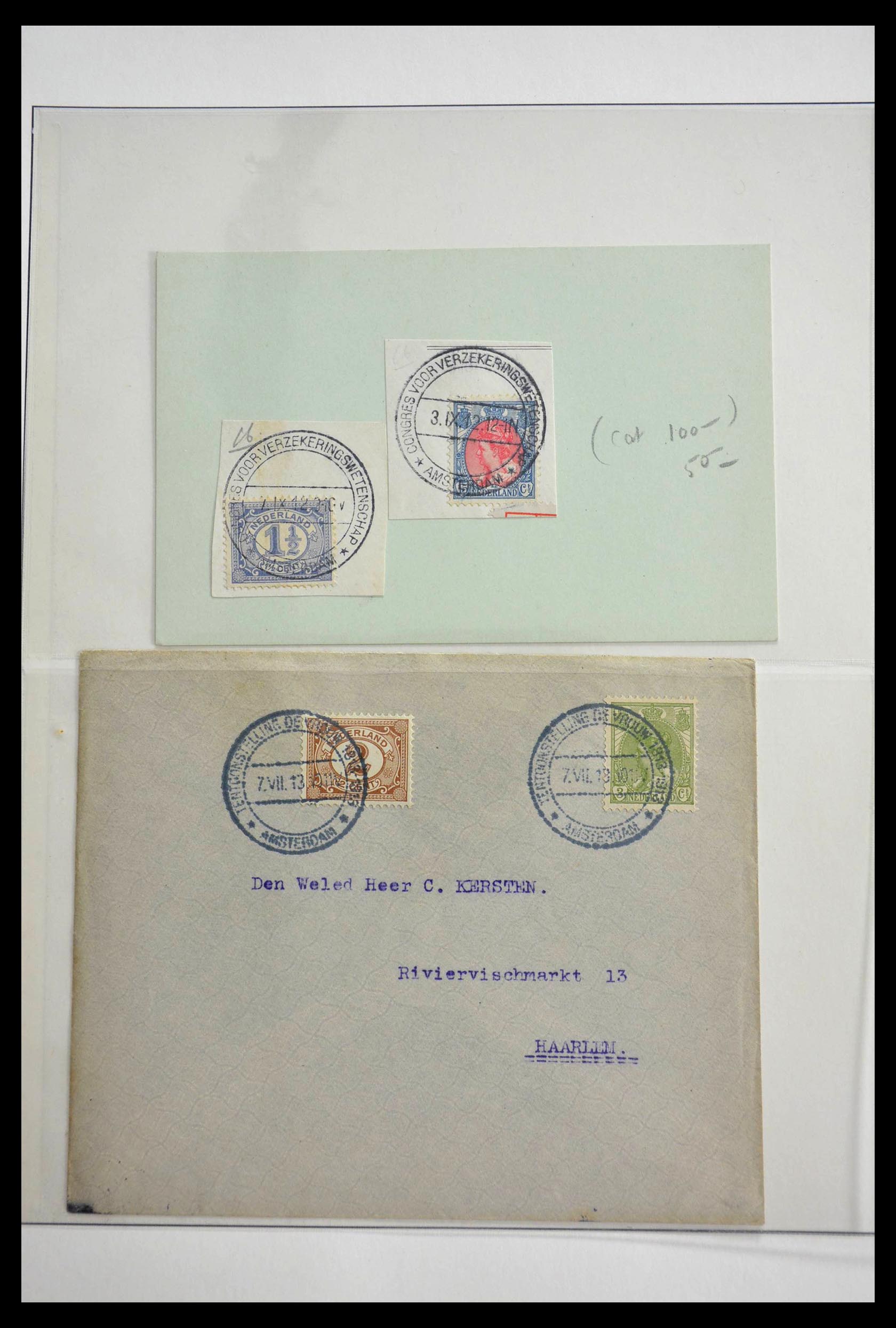 28783 029 - 28783 Netherlands commemorative cancels 1906-1934.