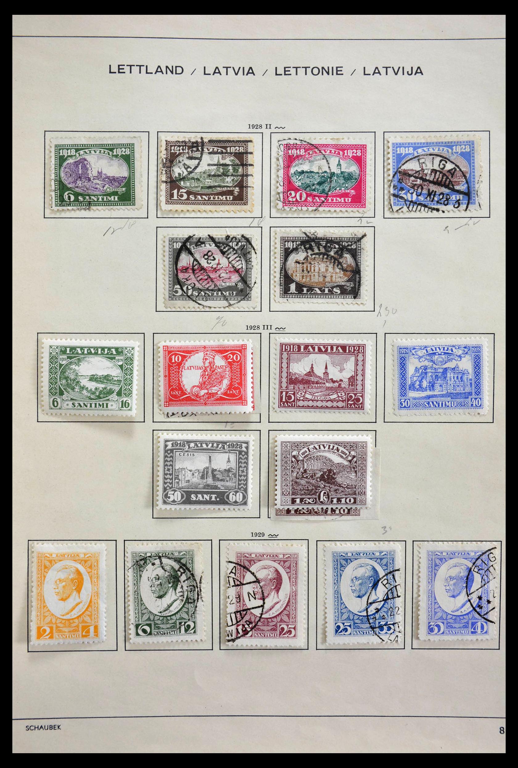 28784 009 - 28784 Baltische Staten 1918-1940.