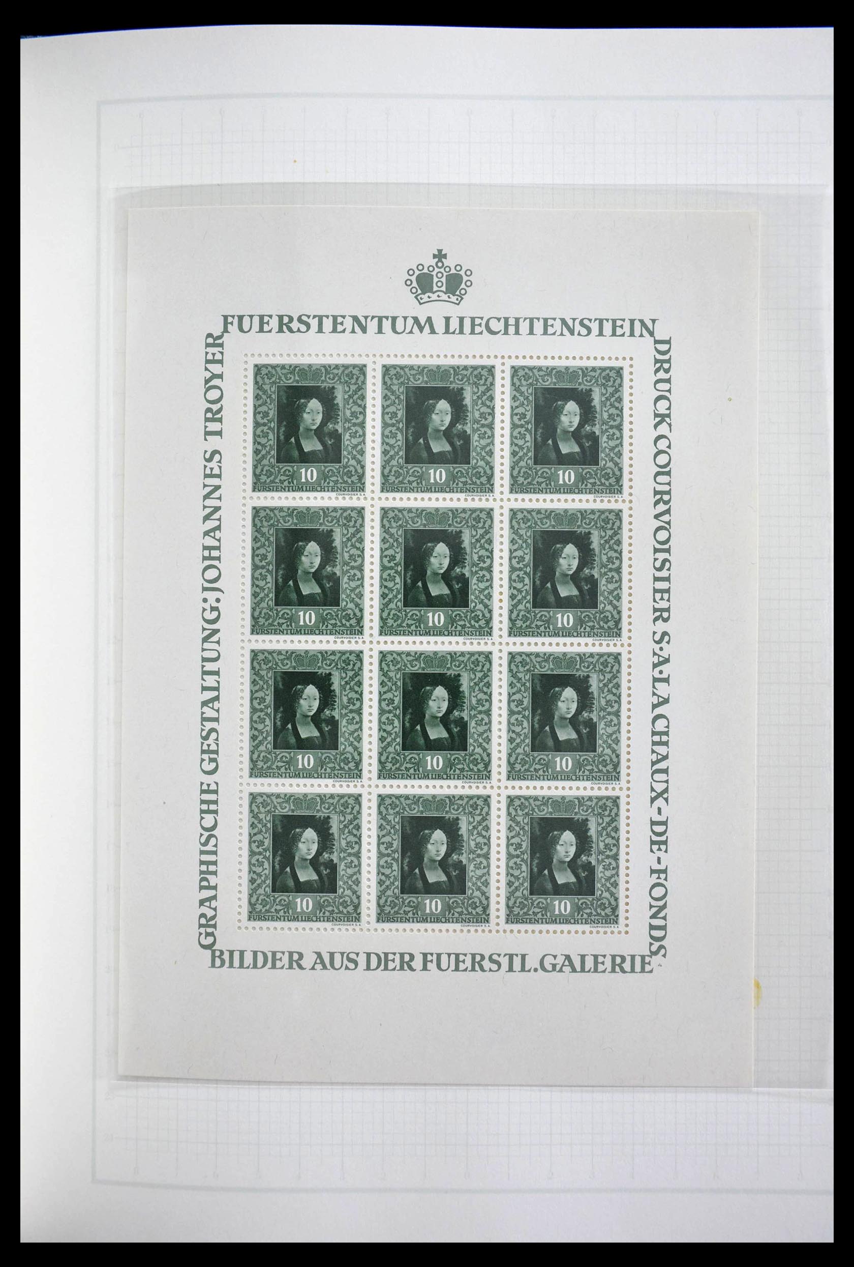 28810 008 - 28810 Liechtenstein 1939-1981 kleinbogen.