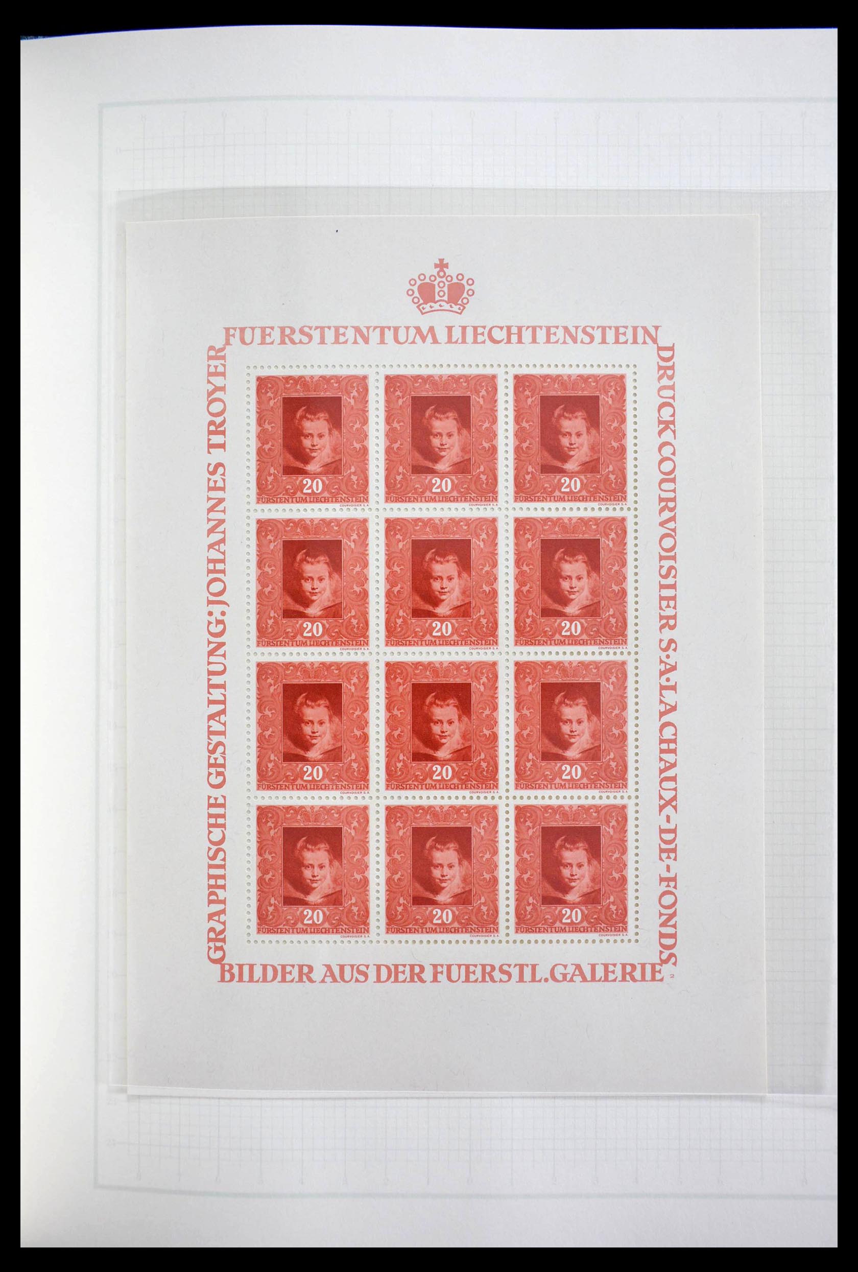 28810 009 - 28810 Liechtenstein 1939-1981 kleinbogen.