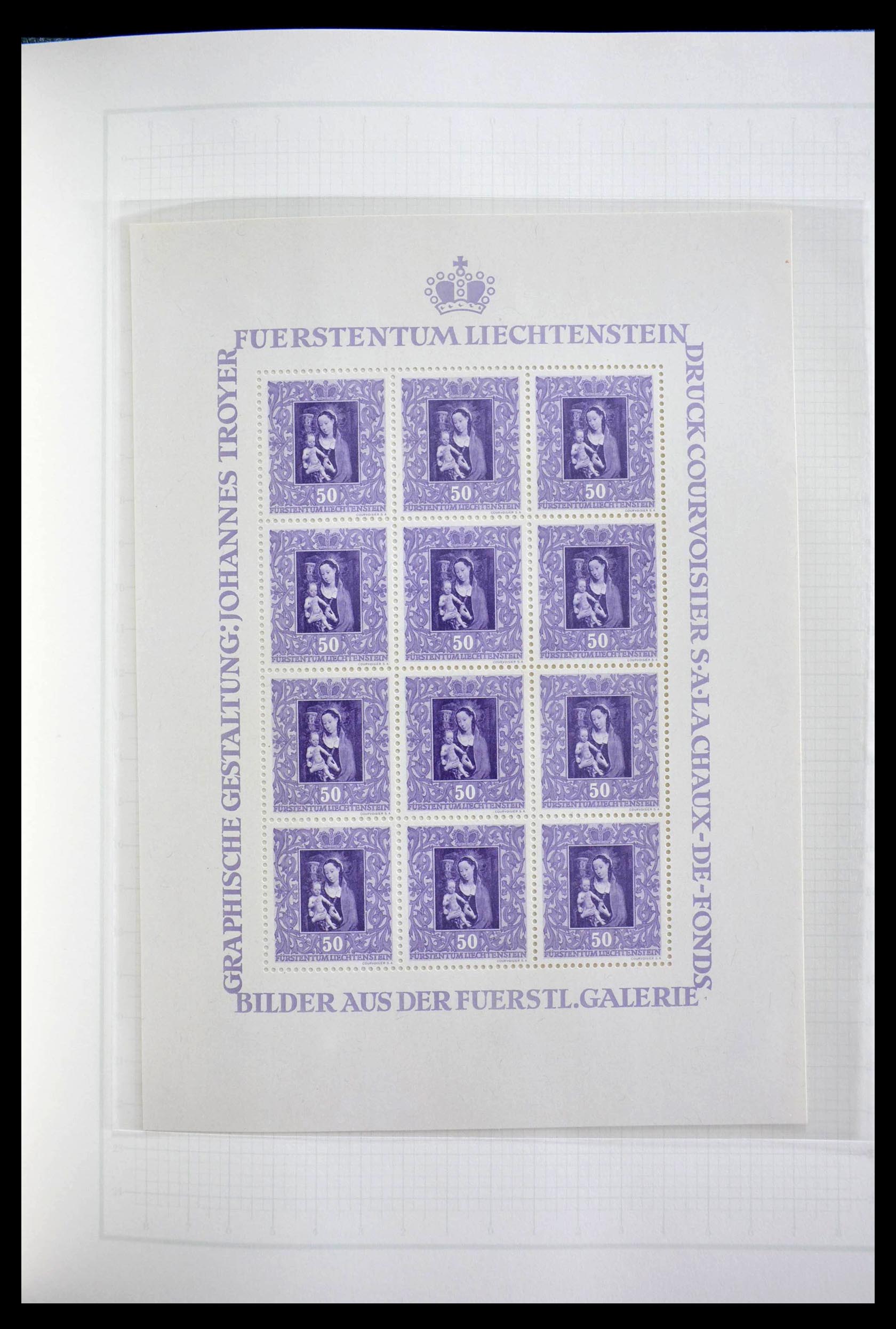28810 012 - 28810 Liechtenstein 1939-1981 kleinbogen.