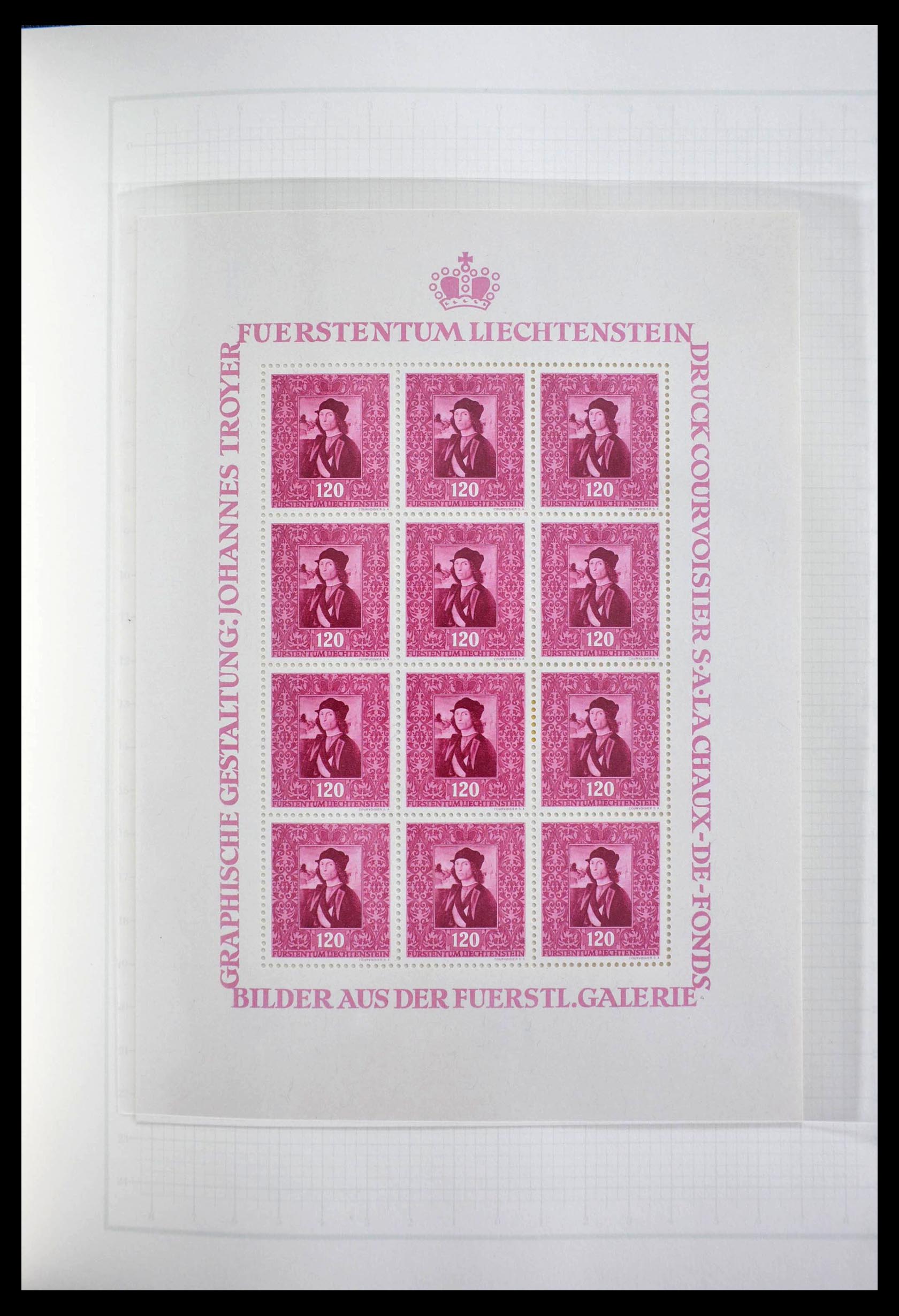 28810 016 - 28810 Liechtenstein 1939-1981 kleinbogen.