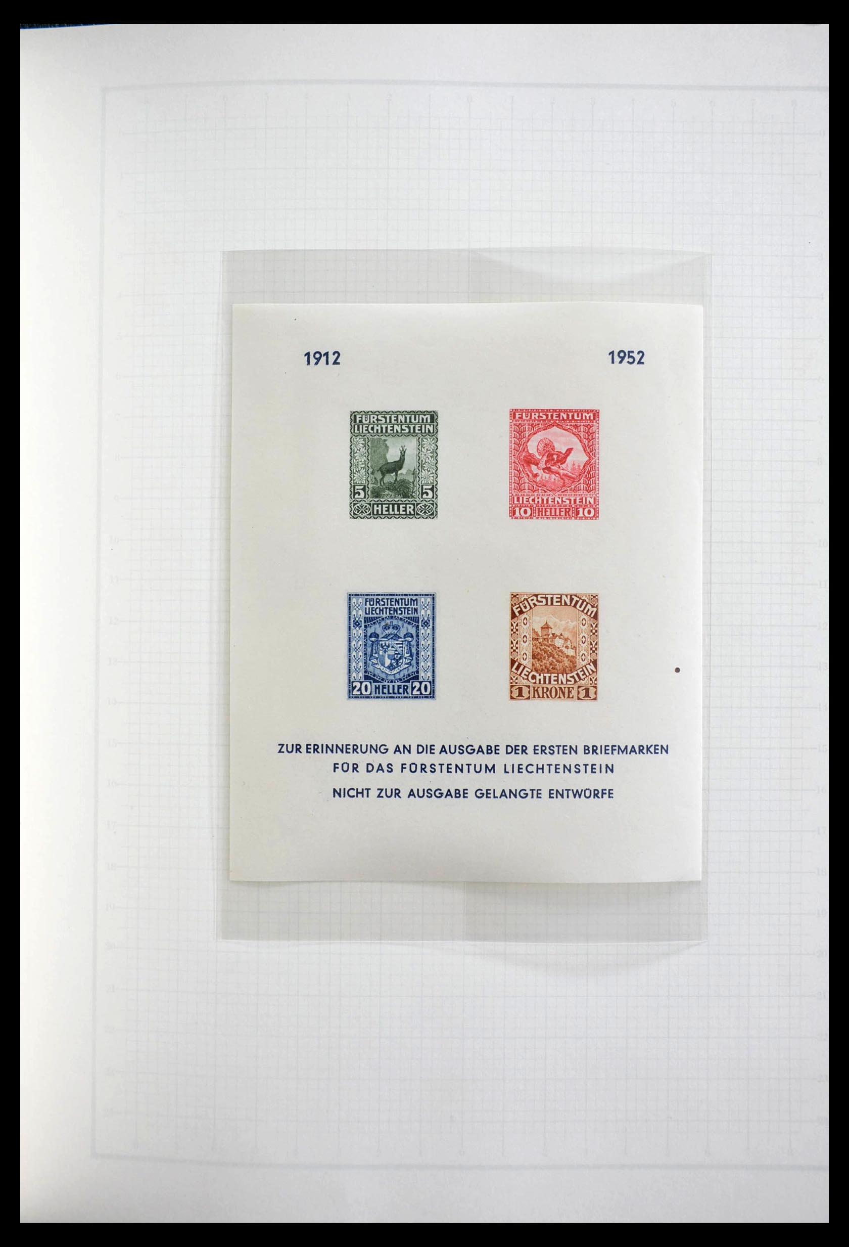 28810 017 - 28810 Liechtenstein 1939-1981 kleinbogen.