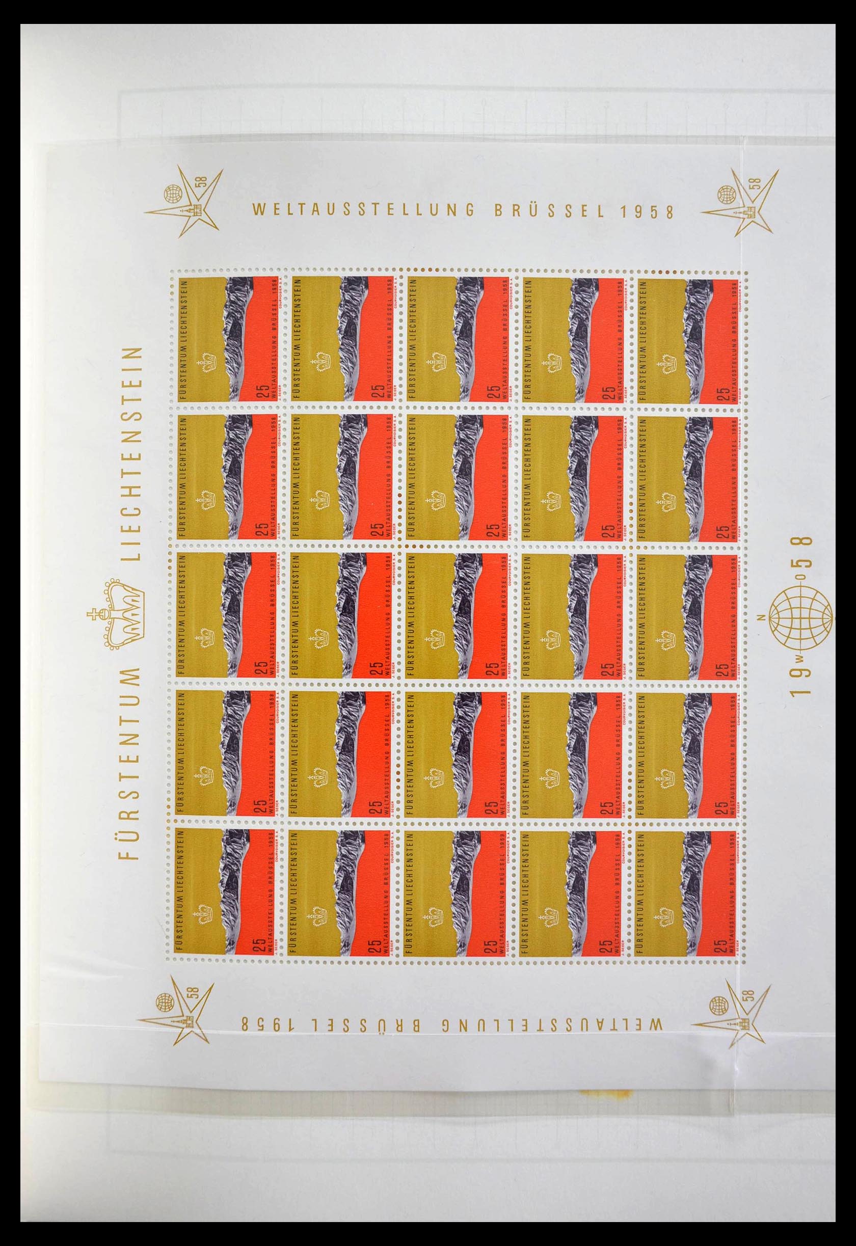 28810 020 - 28810 Liechtenstein 1939-1981 kleinbogen.