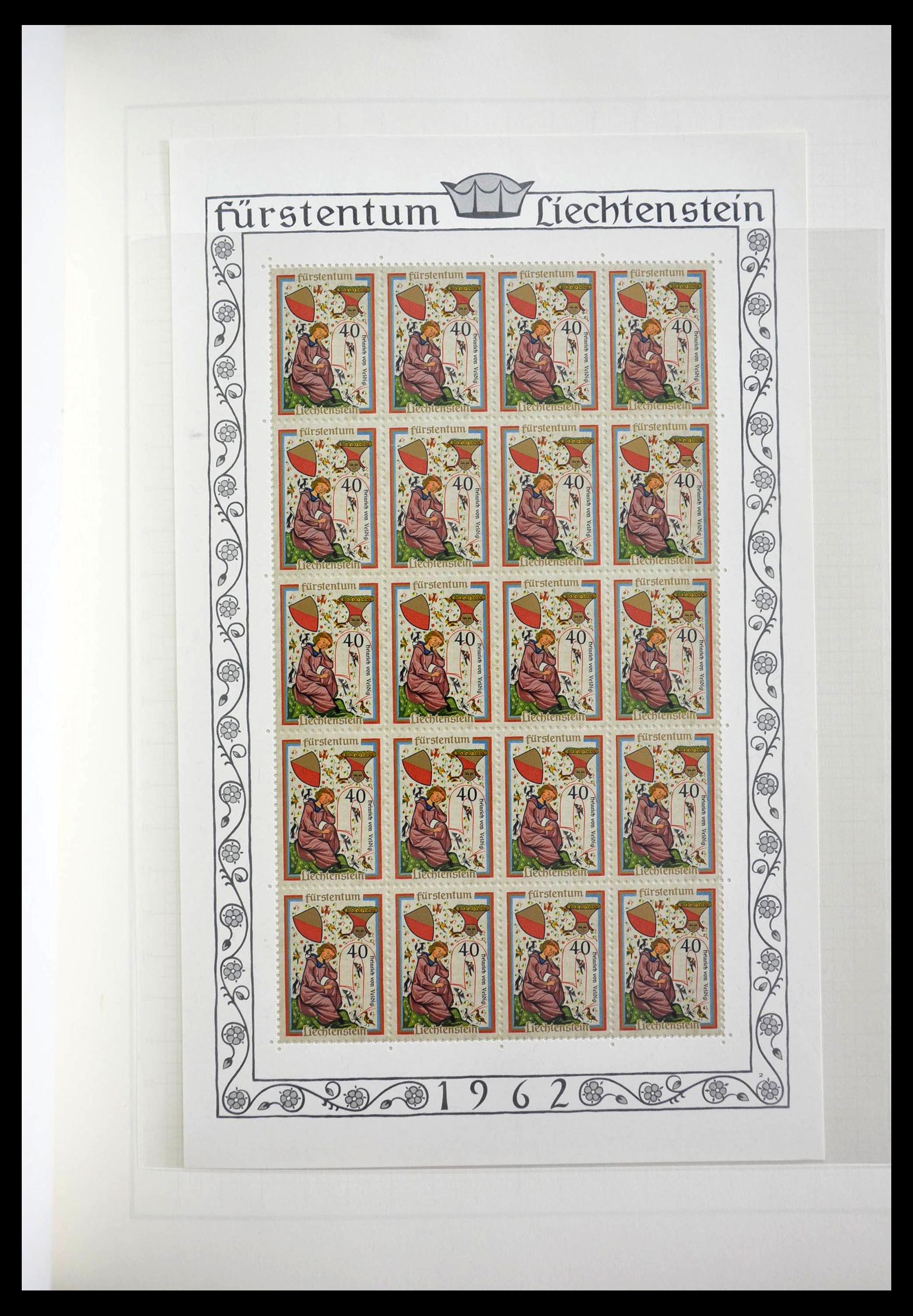 28810 034 - 28810 Liechtenstein 1939-1981 kleinbogen.