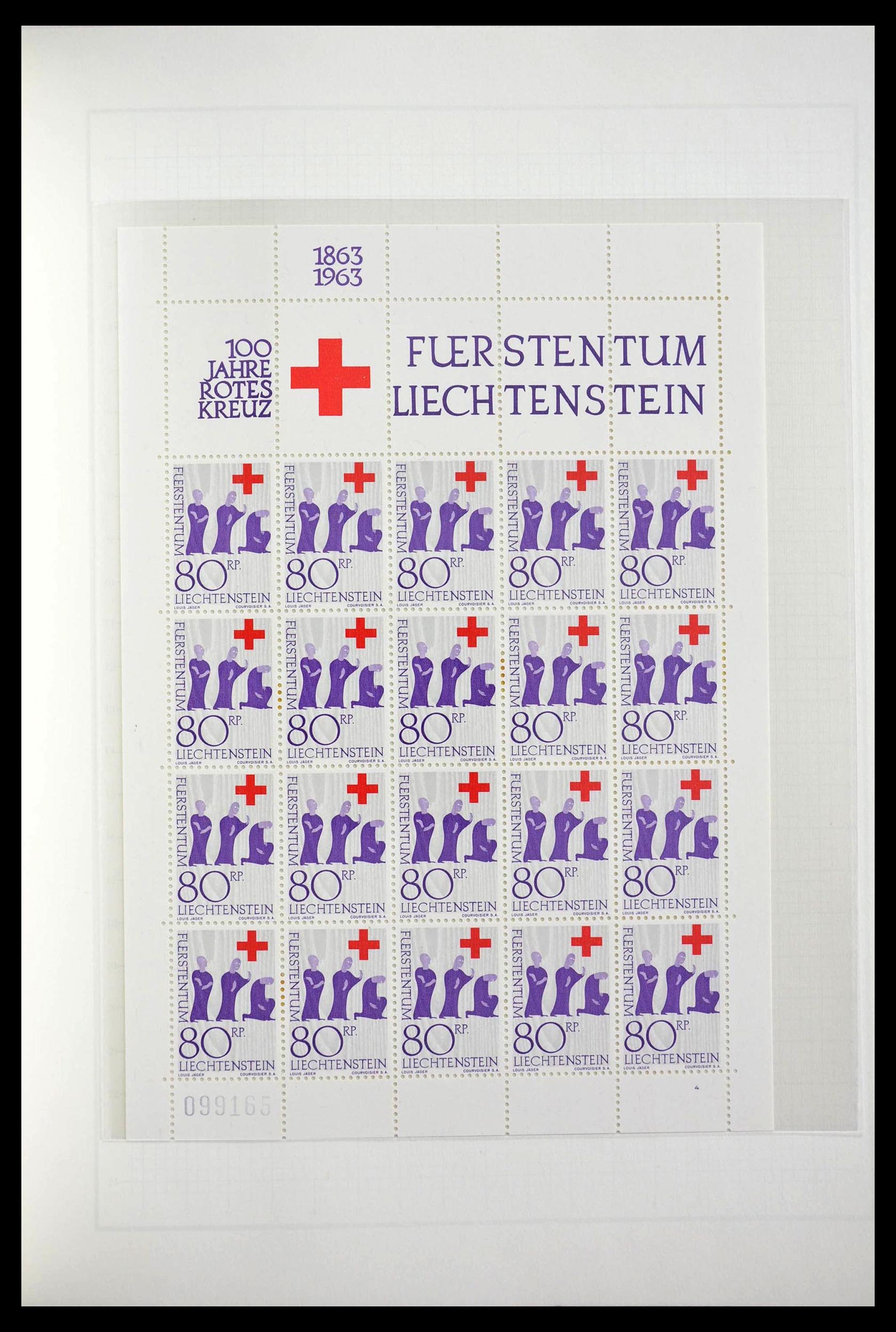 28810 041 - 28810 Liechtenstein 1939-1981 kleinbogen.