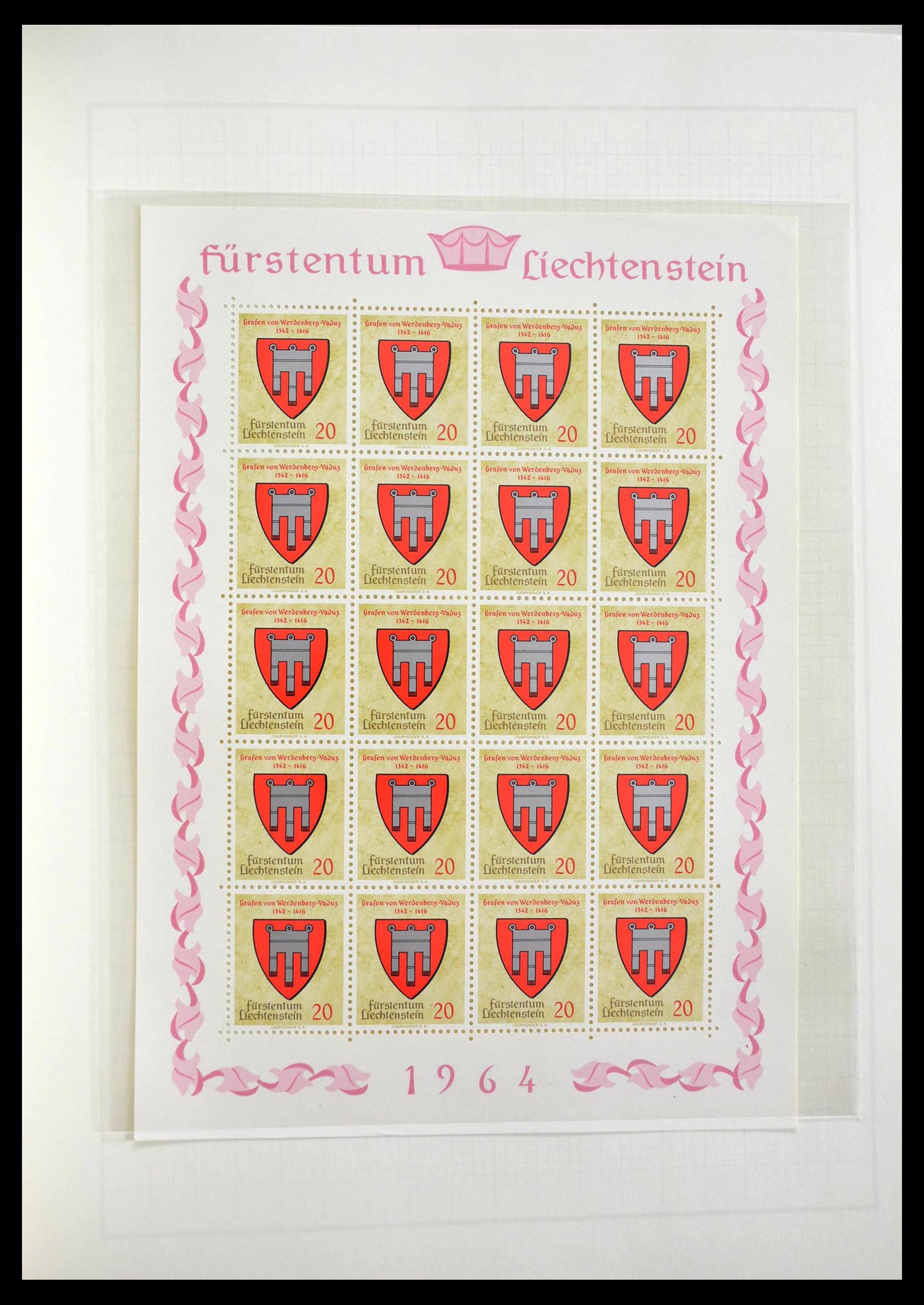 28810 054 - 28810 Liechtenstein 1939-1981 kleinbogen.