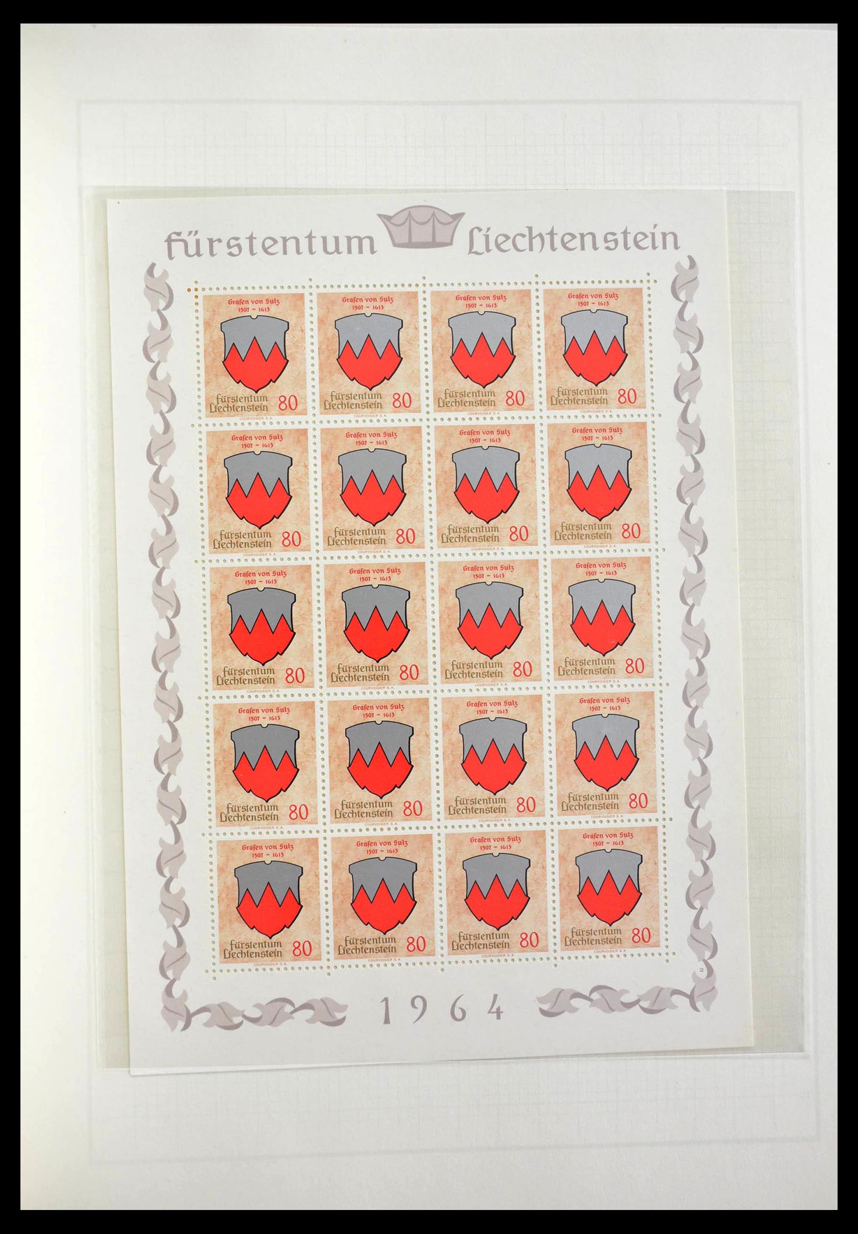 28810 056 - 28810 Liechtenstein 1939-1981 kleinbogen.