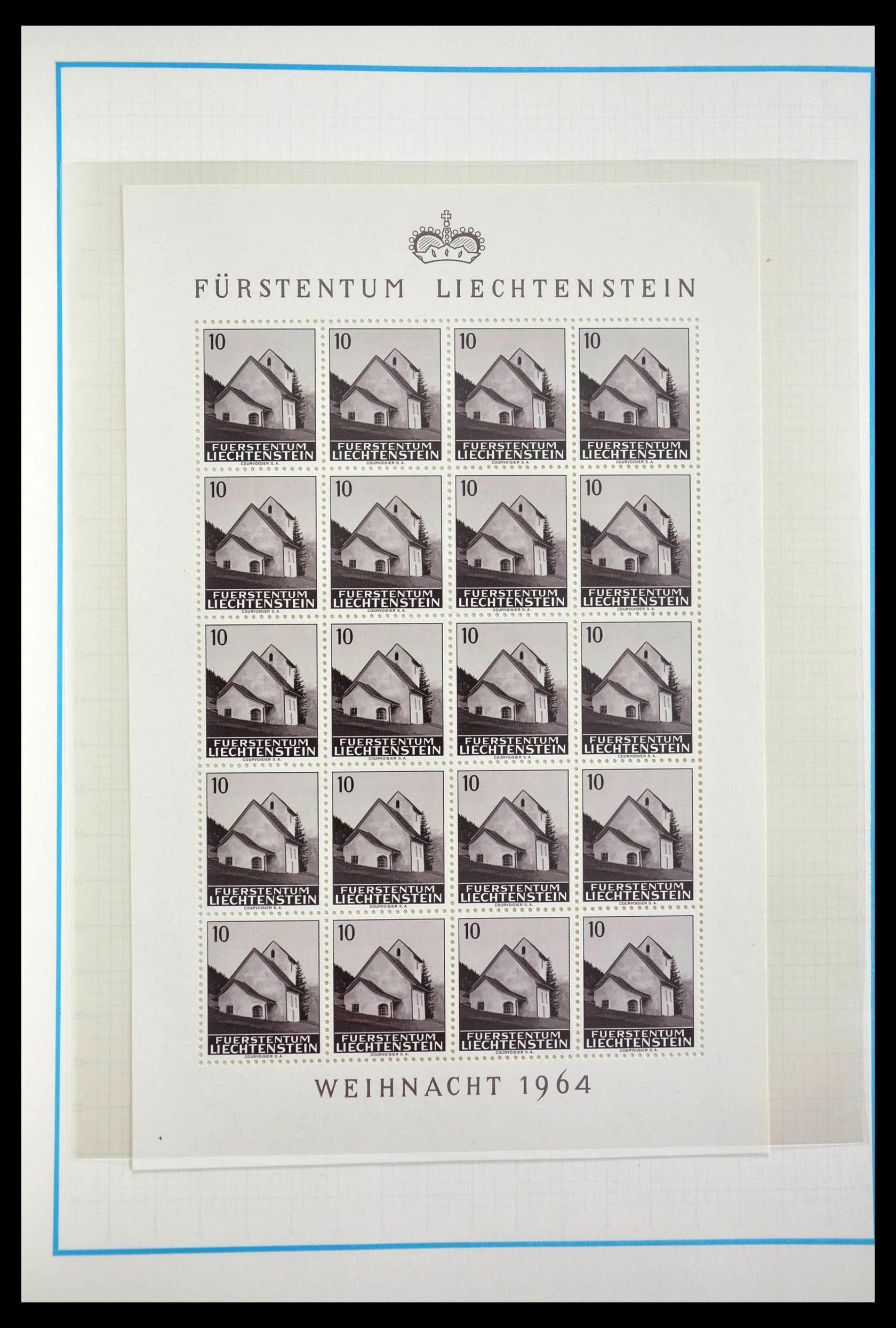 28810 059 - 28810 Liechtenstein 1939-1981 kleinbogen.