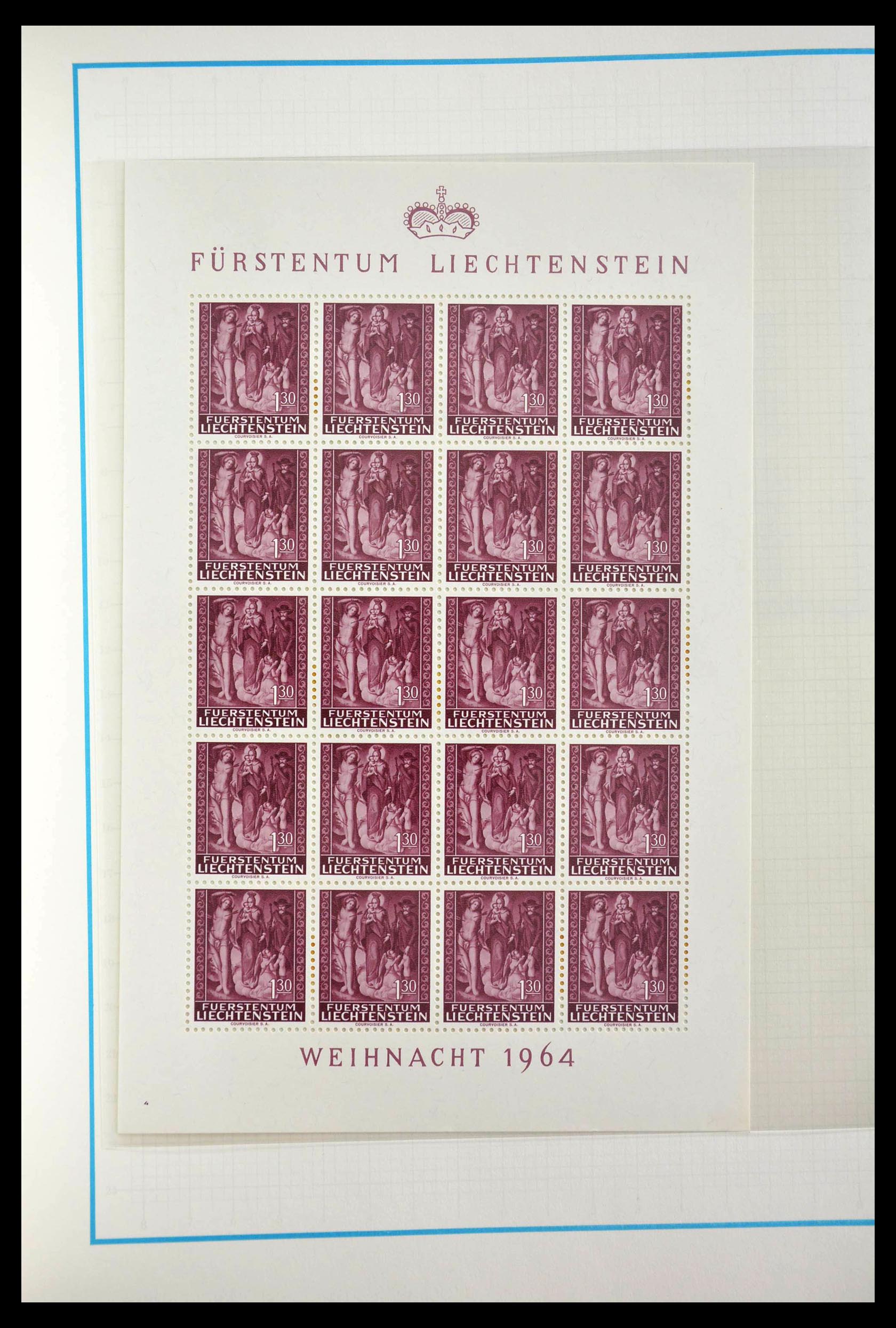 28810 061 - 28810 Liechtenstein 1939-1981 kleinbogen.
