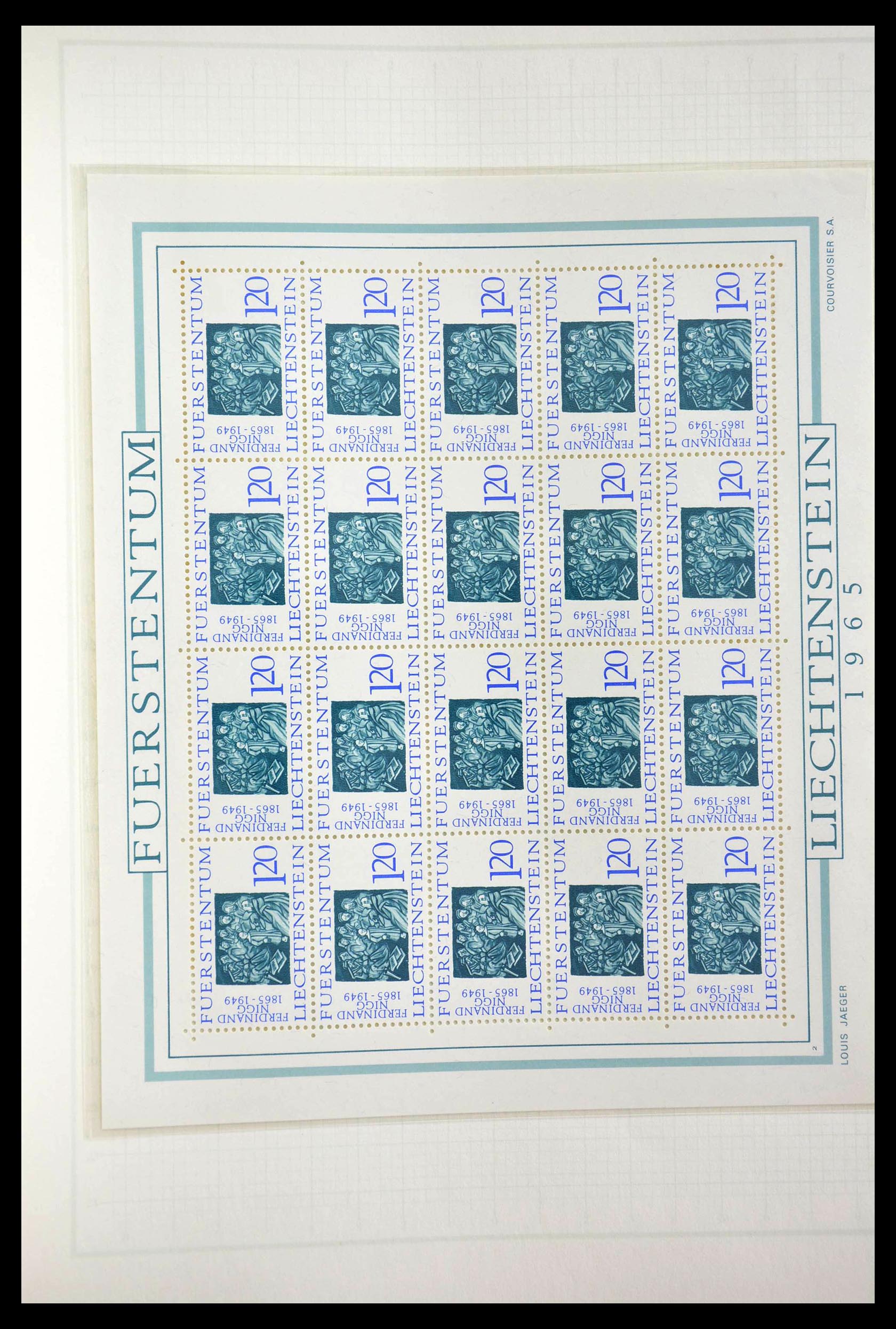 28810 076 - 28810 Liechtenstein 1939-1981 kleinbogen.