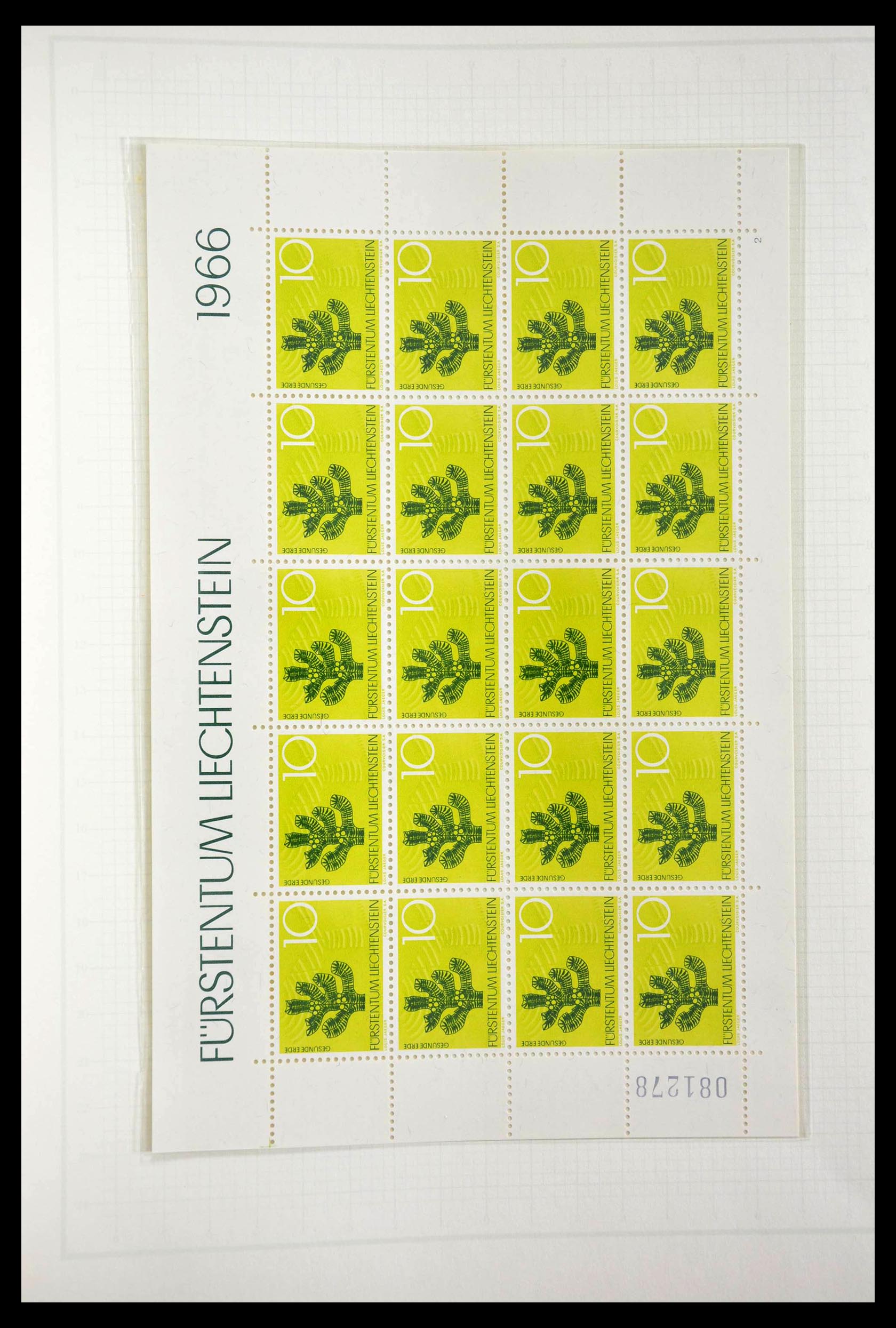 28810 077 - 28810 Liechtenstein 1939-1981 kleinbogen.