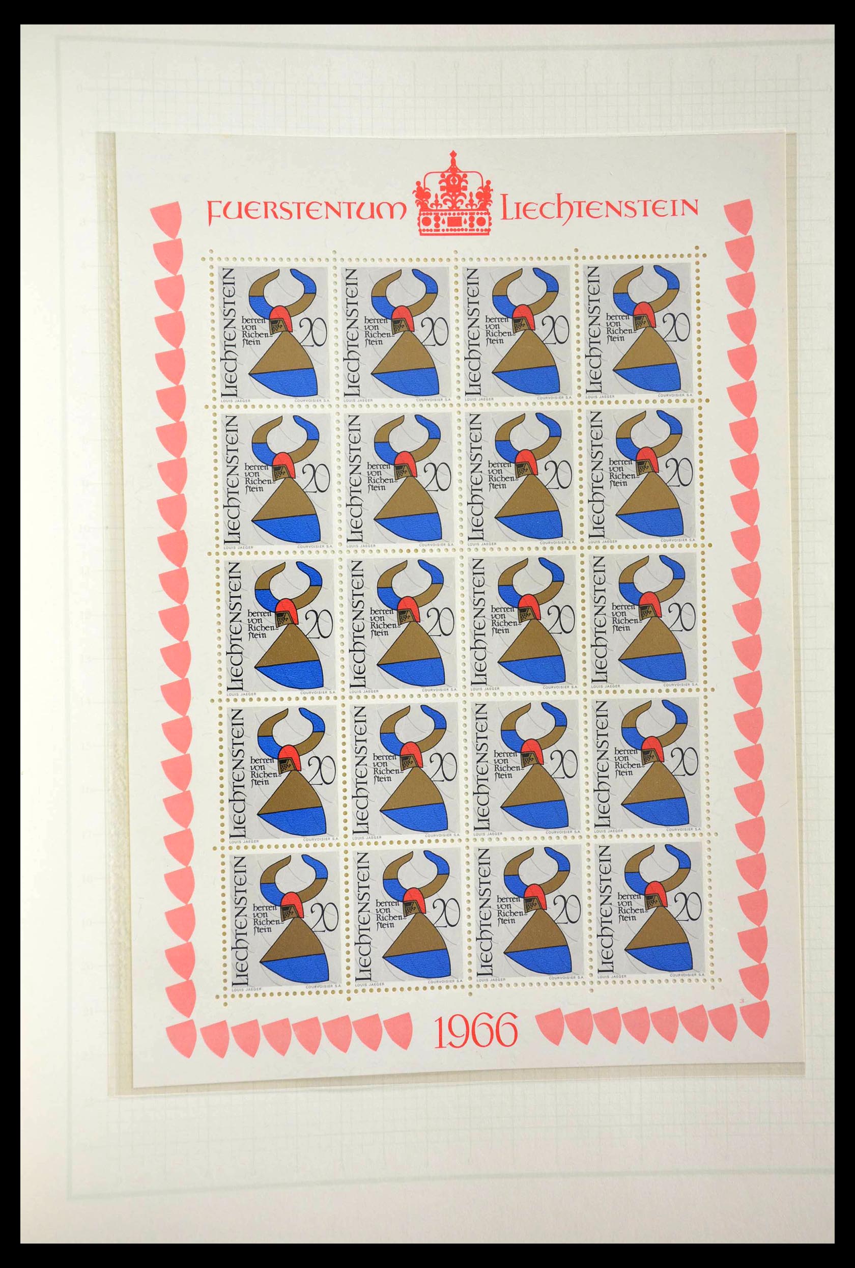 28810 084 - 28810 Liechtenstein 1939-1981 kleinbogen.