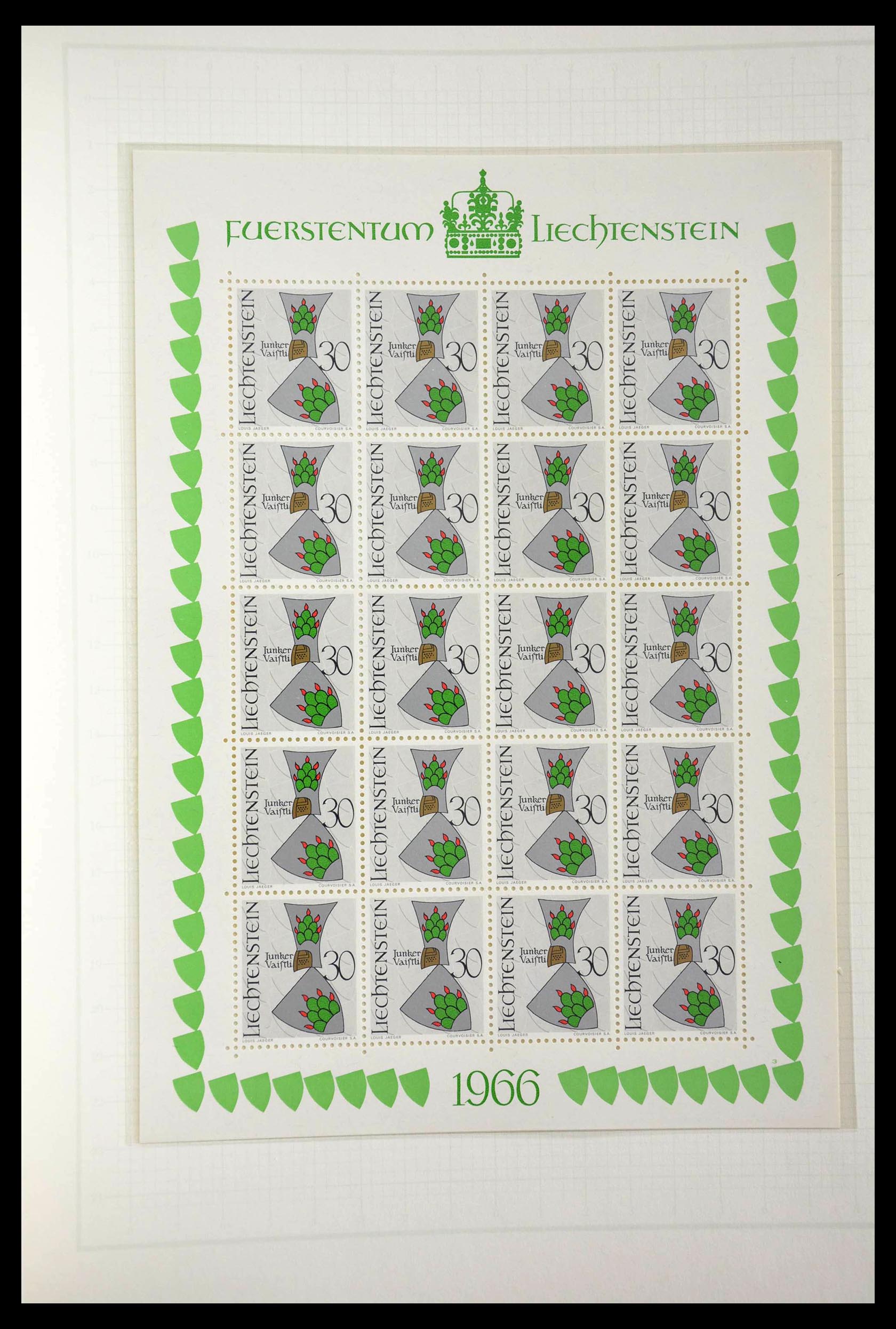 28810 085 - 28810 Liechtenstein 1939-1981 kleinbogen.