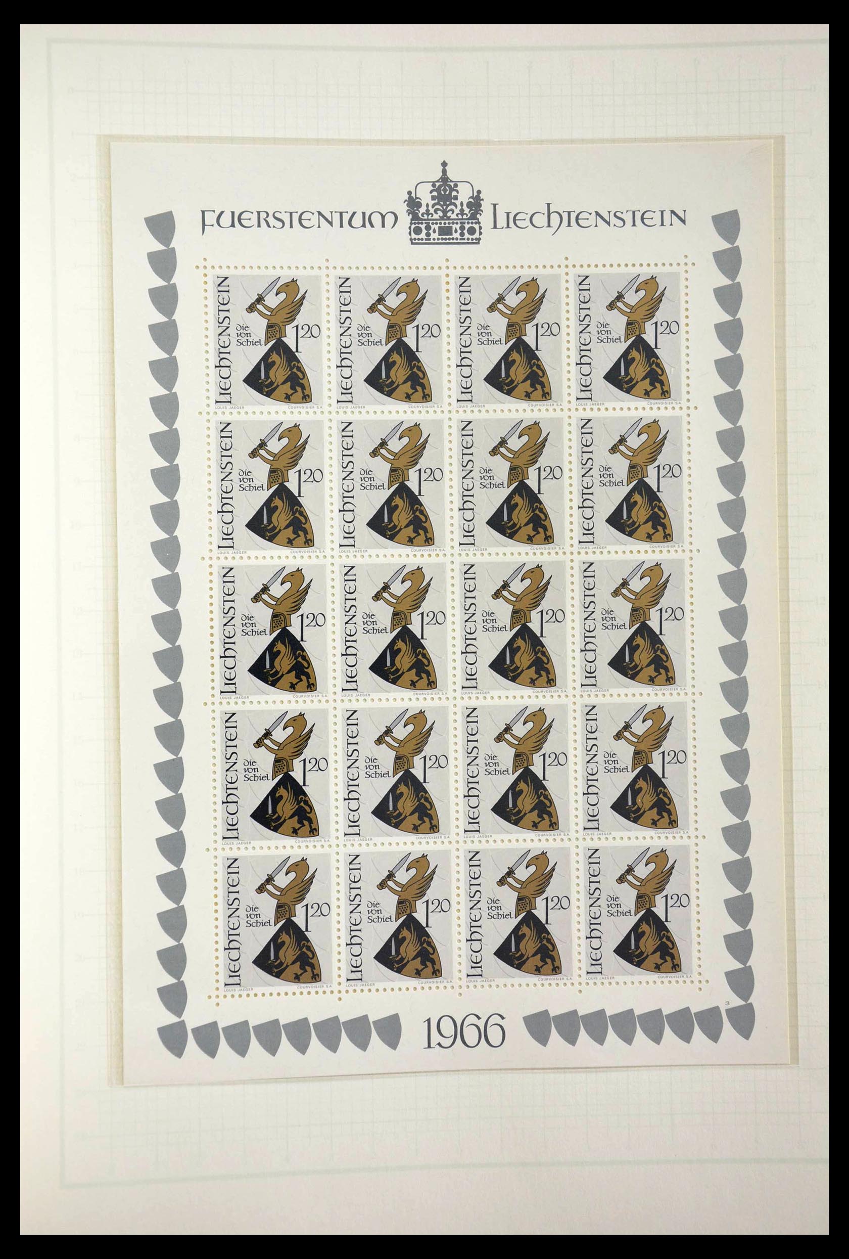 28810 087 - 28810 Liechtenstein 1939-1981 kleinbogen.