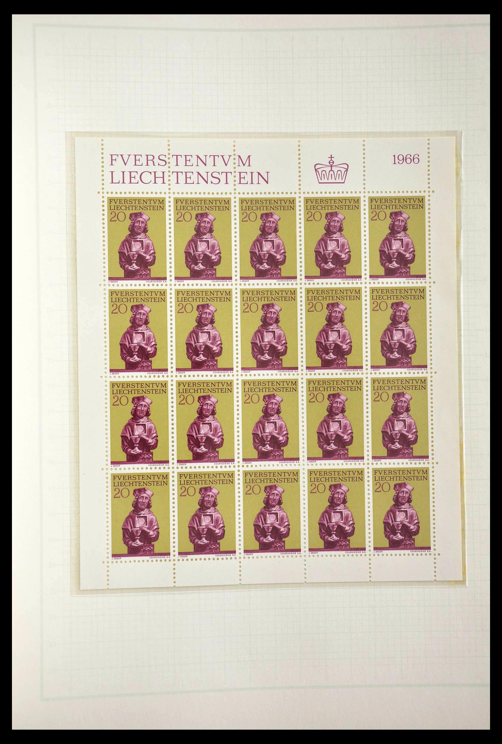 28810 089 - 28810 Liechtenstein 1939-1981 kleinbogen.