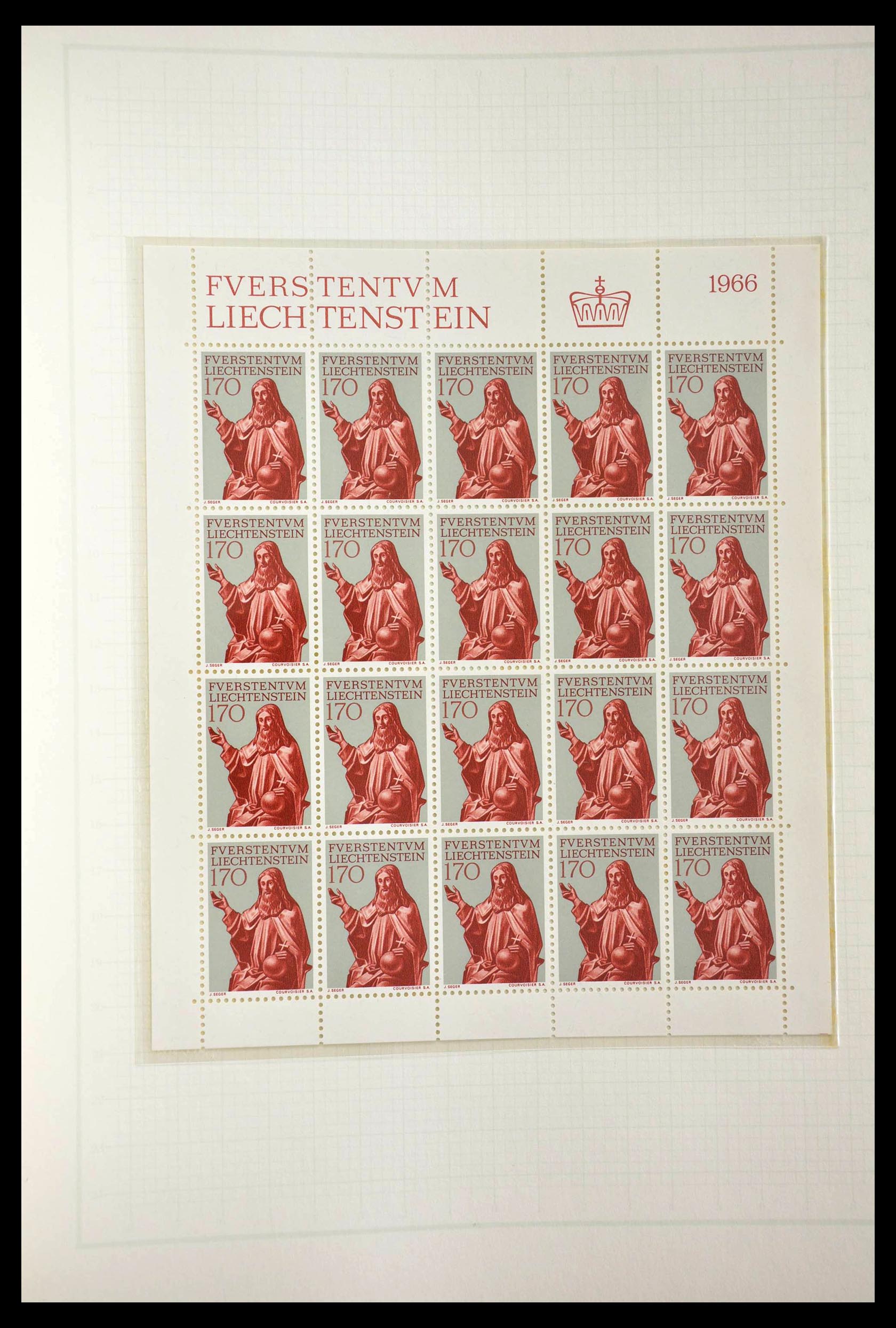 28810 091 - 28810 Liechtenstein 1939-1981 kleinbogen.