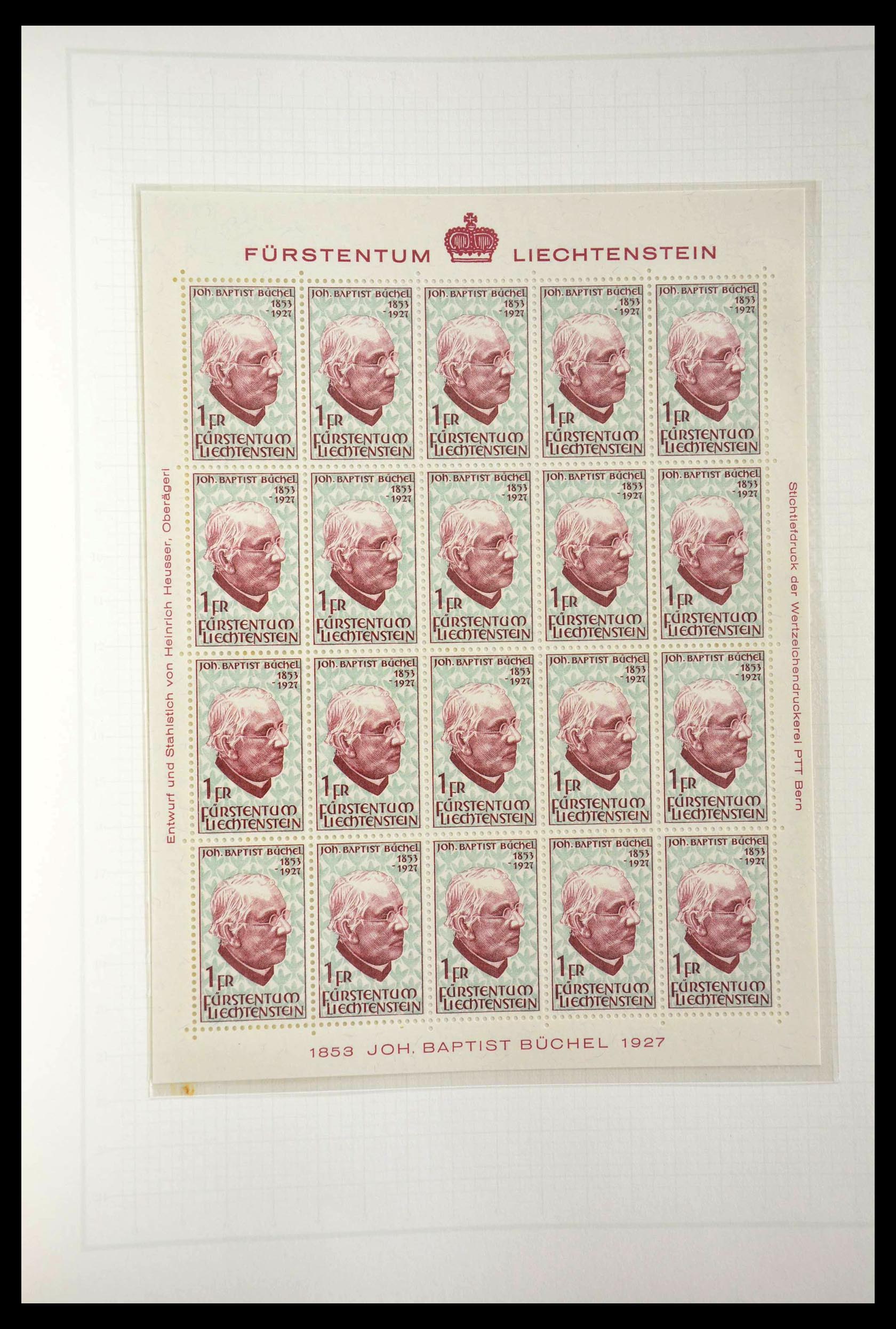 28810 093 - 28810 Liechtenstein 1939-1981 kleinbogen.