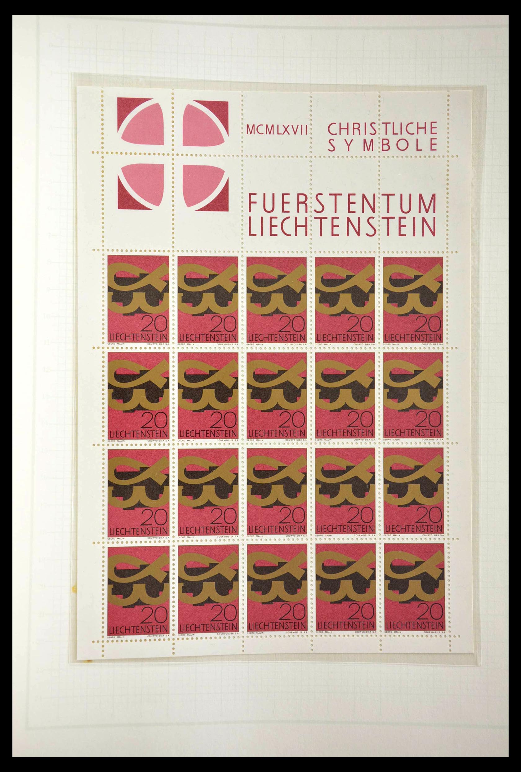 28810 098 - 28810 Liechtenstein 1939-1981 kleinbogen.