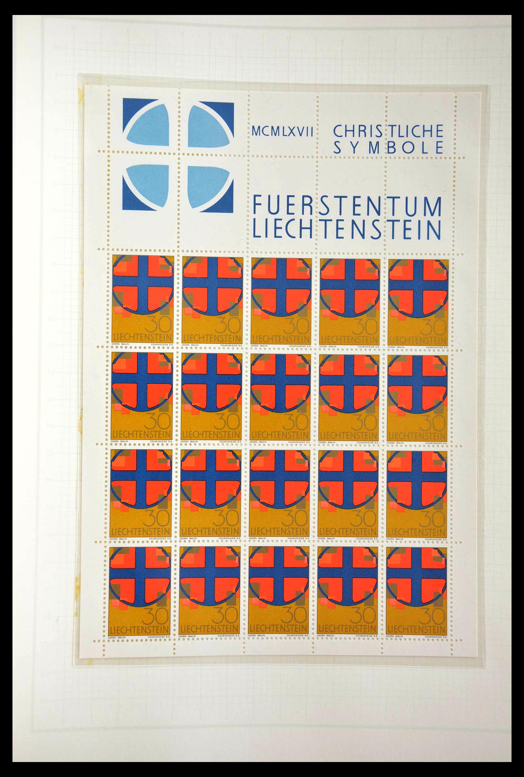 28810 099 - 28810 Liechtenstein 1939-1981 kleinbogen.