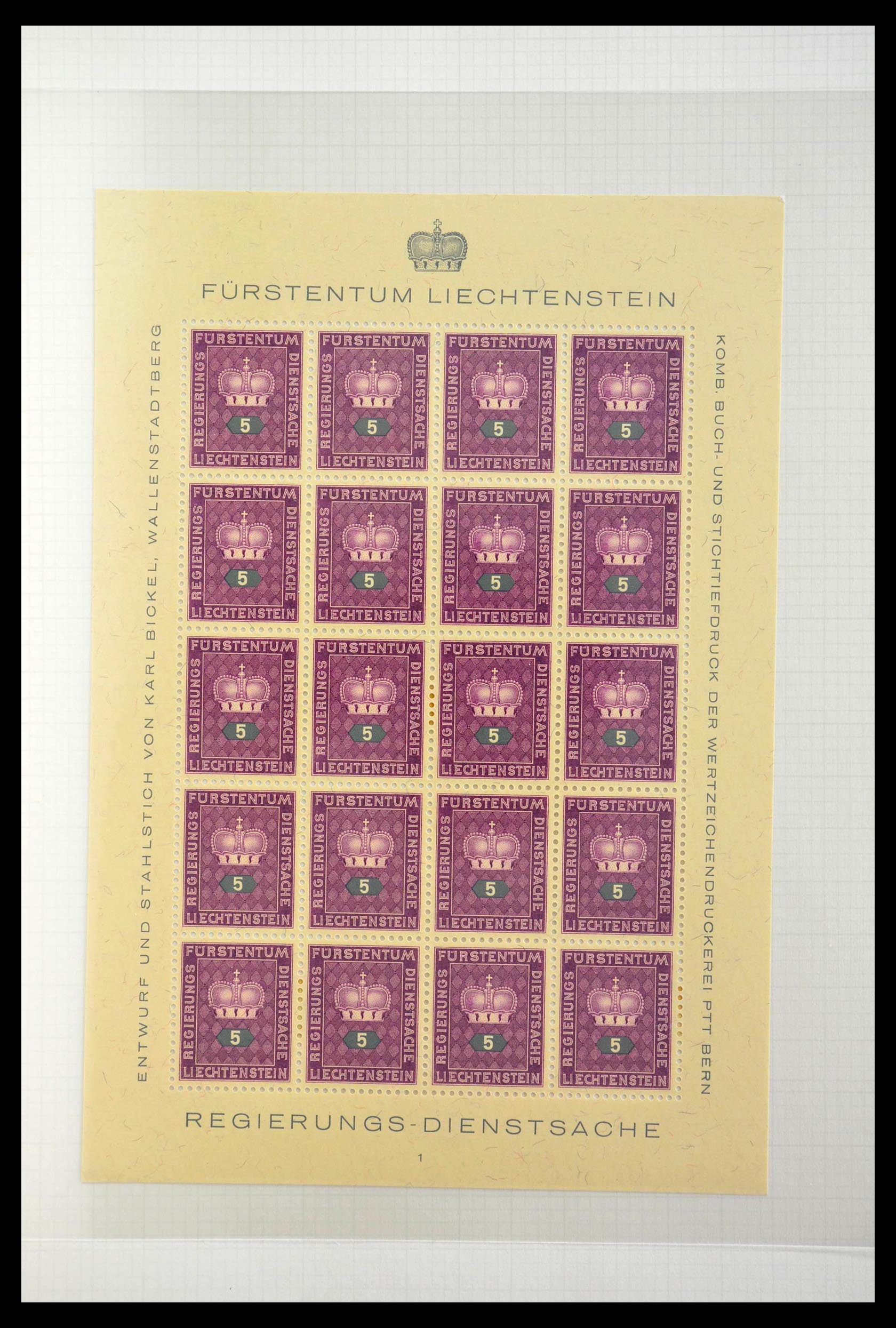 28810 391 - 28810 Liechtenstein 1939-1981 kleinbogen.