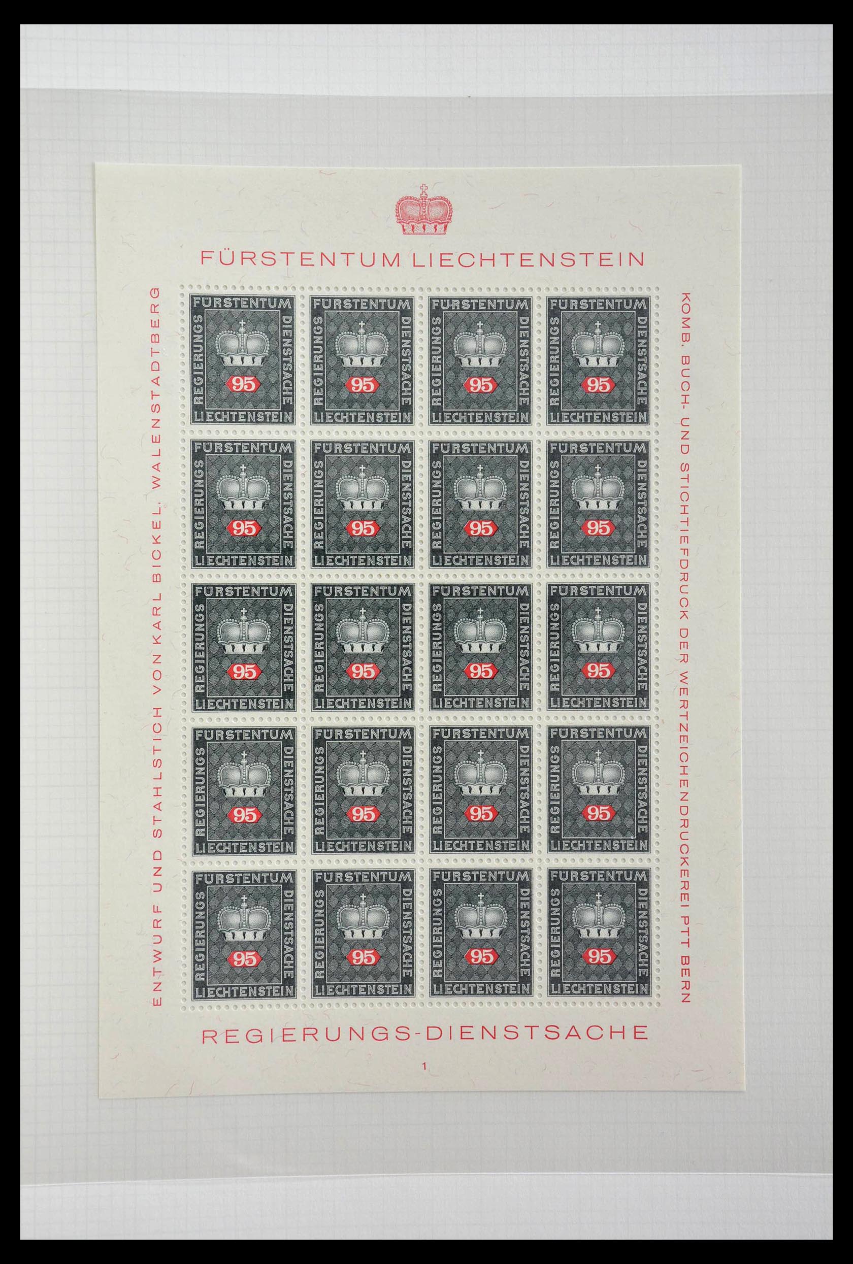 28810 409 - 28810 Liechtenstein 1939-1981 kleinbogen.