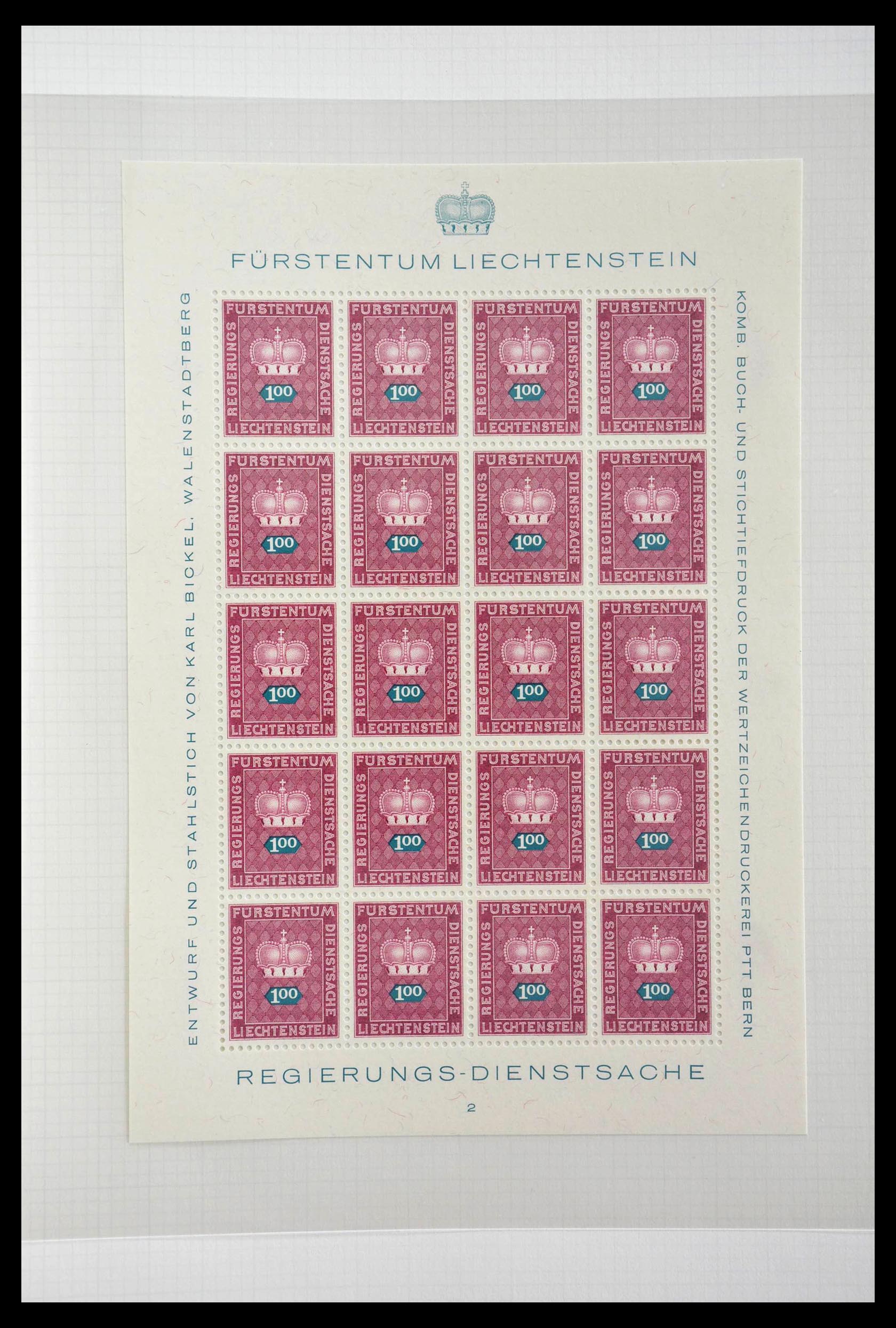 28810 410 - 28810 Liechtenstein 1939-1981 kleinbogen.