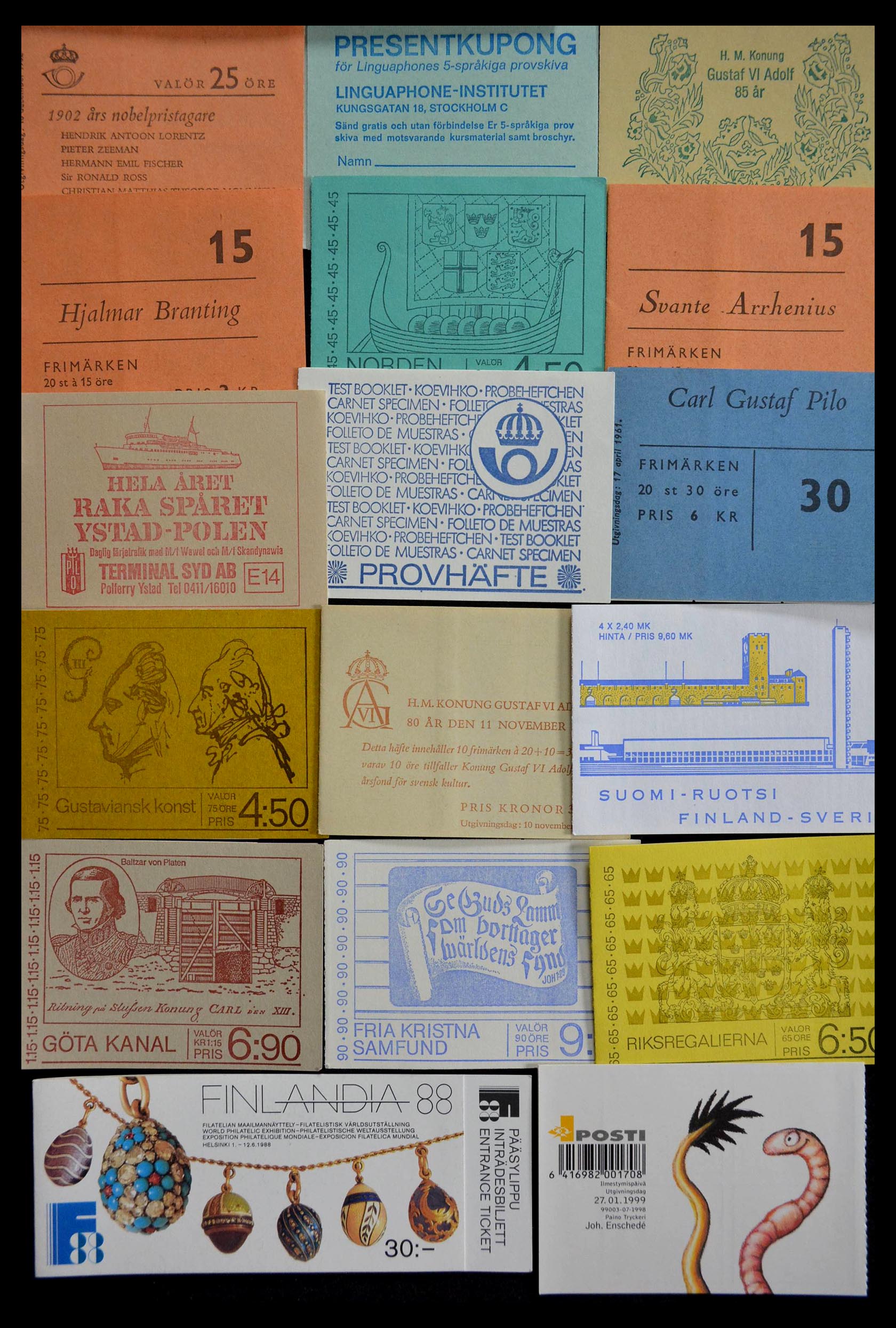 28824 019 - 28824 Western Europe stamp booklets till modern.