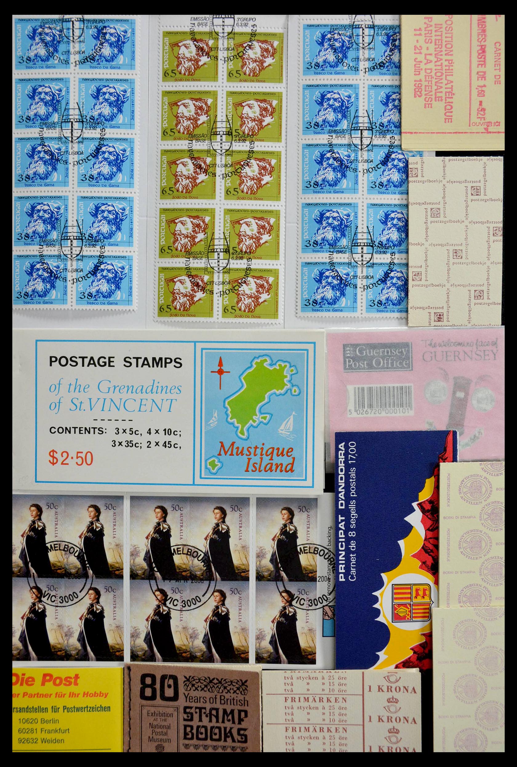 28824 034 - 28824 West Europa postzegelboekjes t/m modern.