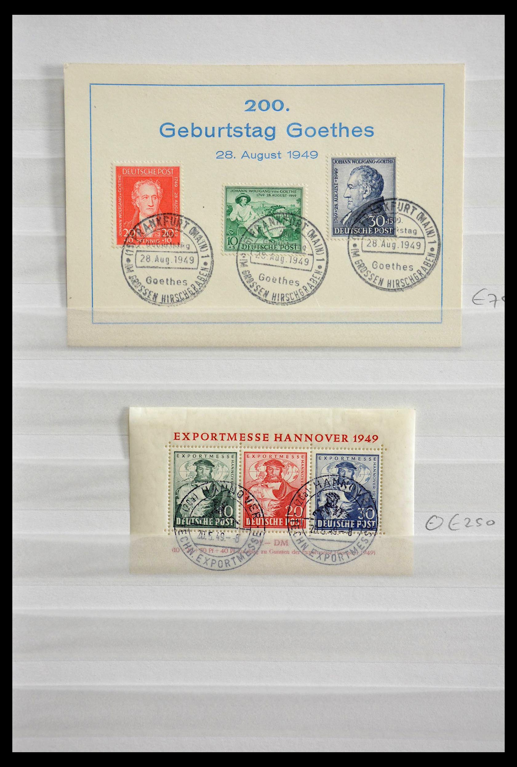 28838 001 - 28838 Germany 1948-1949. 28838 001 - 28838 Germany 1948-1949.