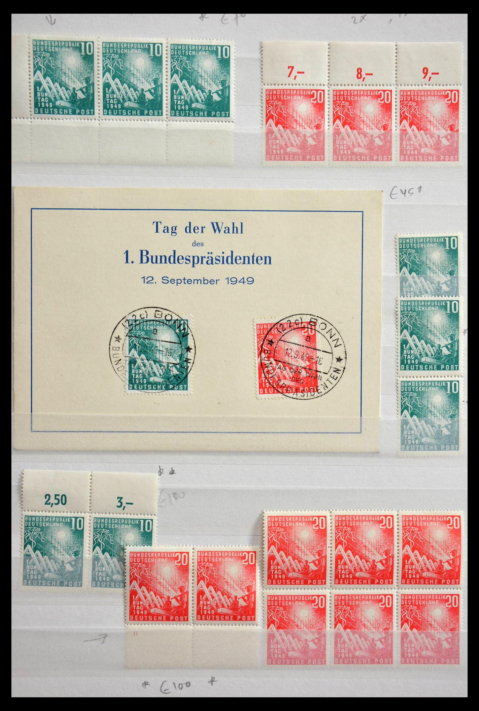 28838 002 - 28838 Germany 1948-1949. 28838 002 - 28838 Germany 1948-1949.