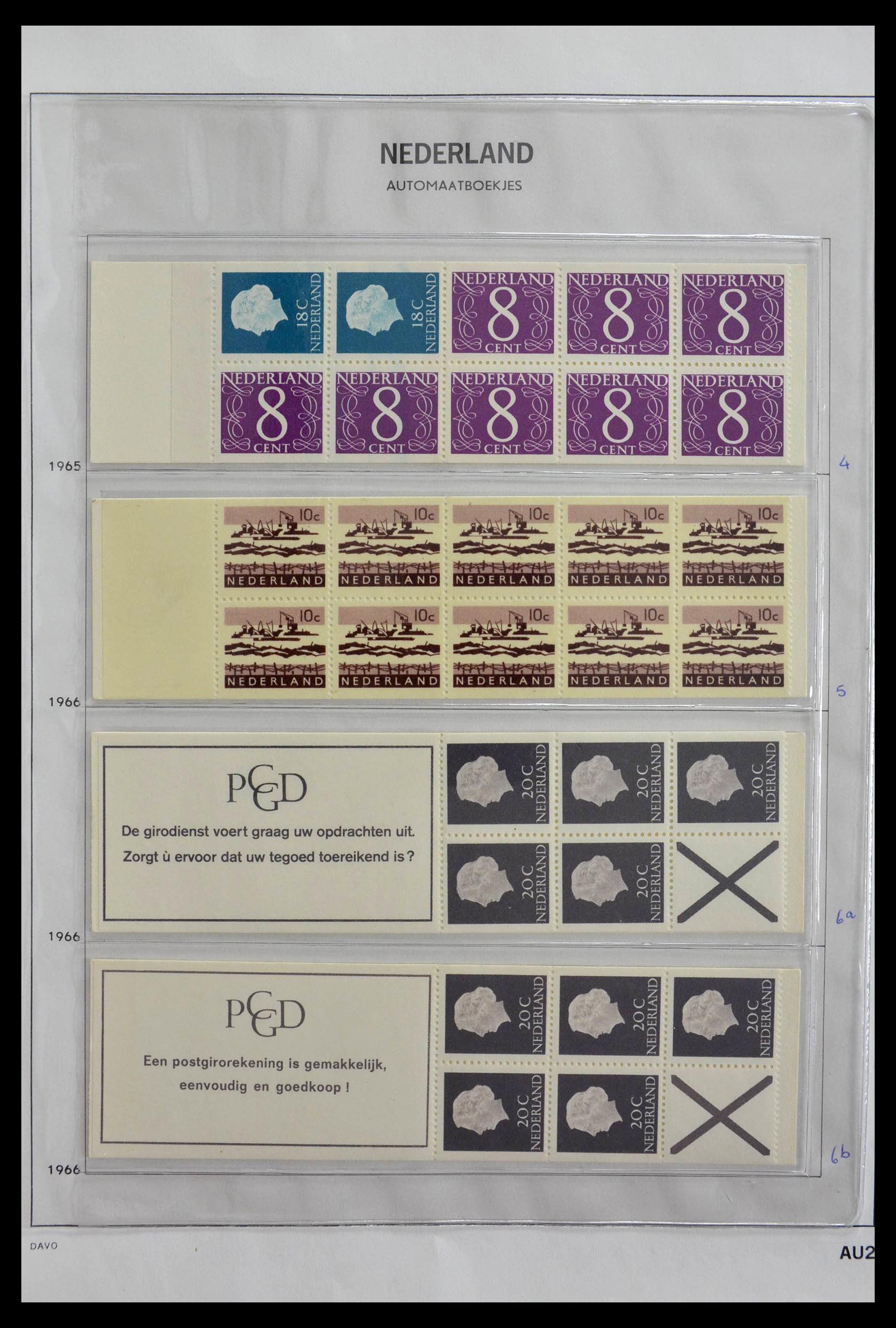 28853 002 - 28853 Netherlands stampbooklets 1964-2005.