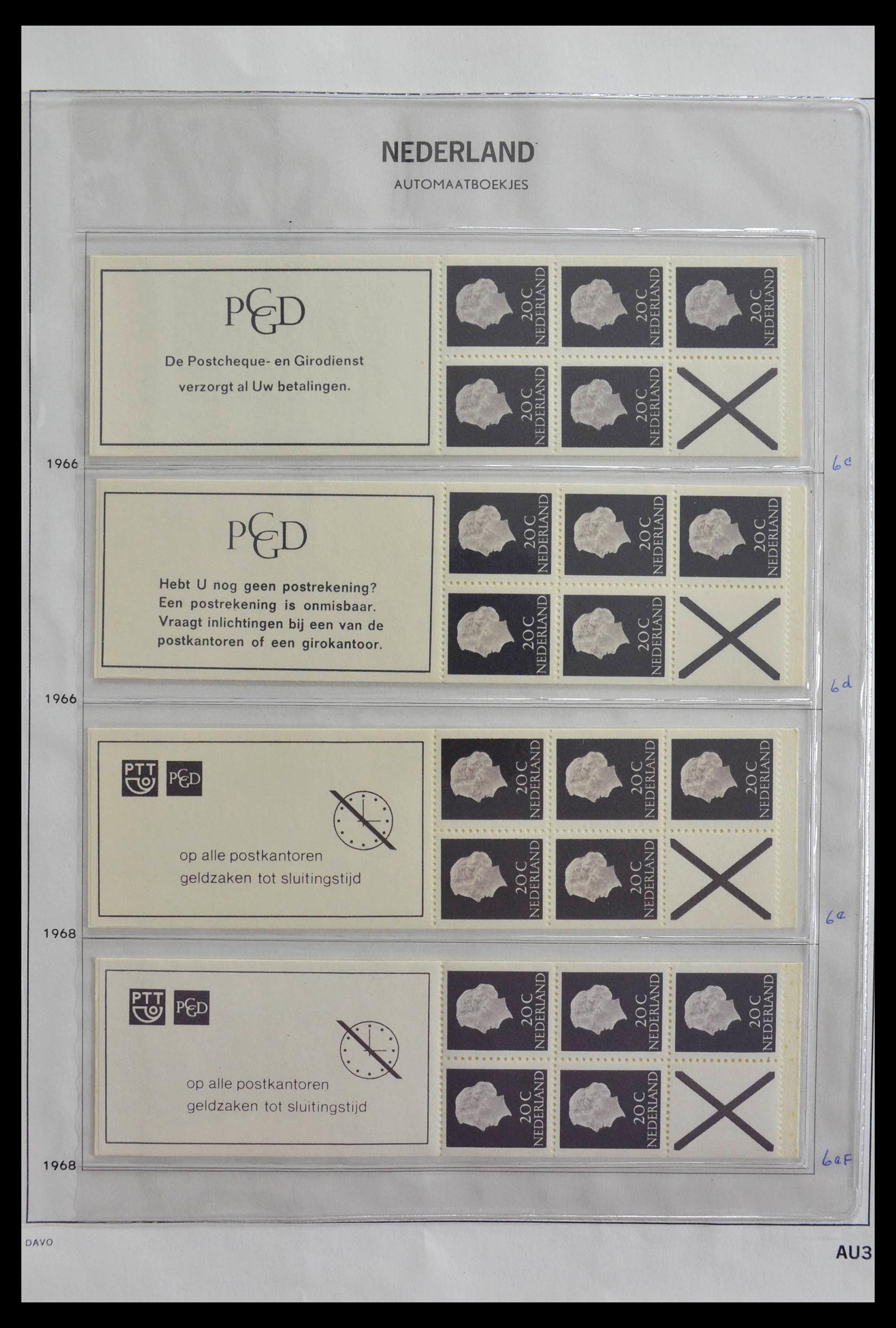 28853 003 - 28853 Netherlands stampbooklets 1964-2005.