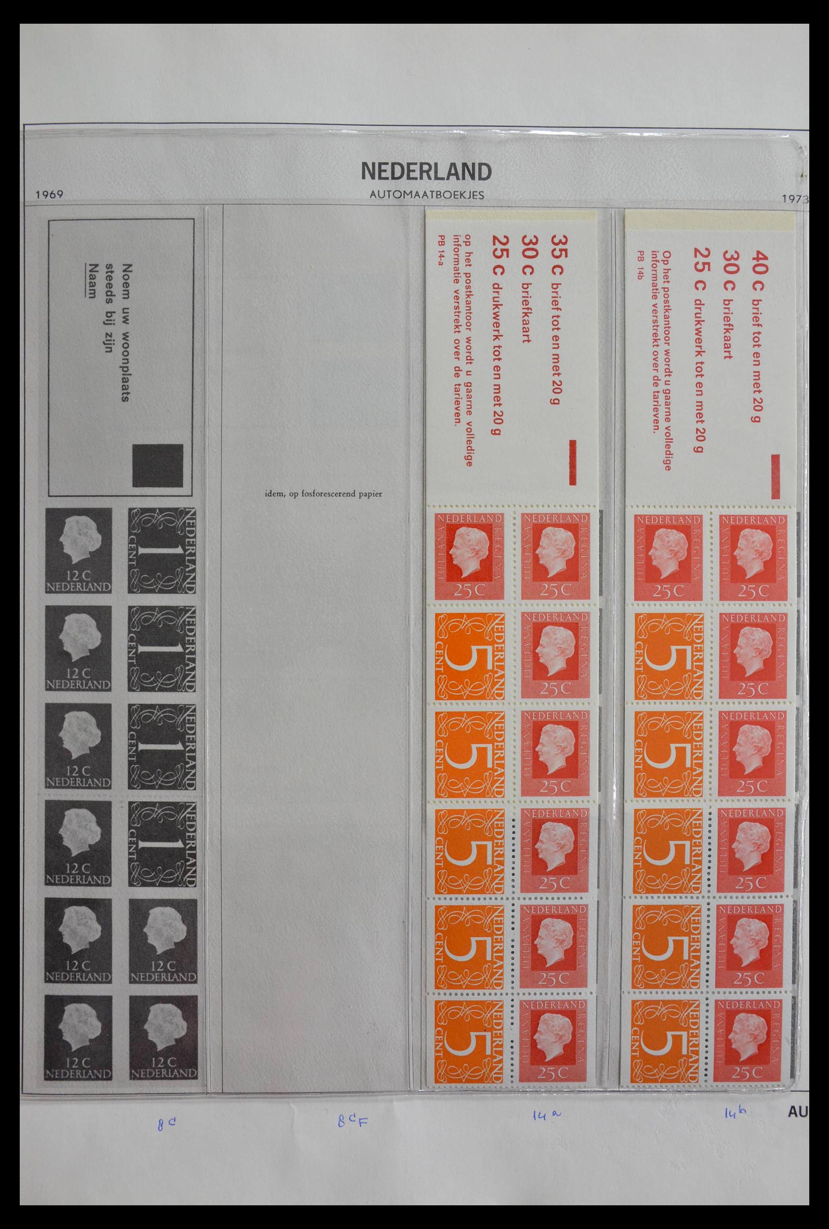 28853 006 - 28853 Netherlands stampbooklets 1964-2005.