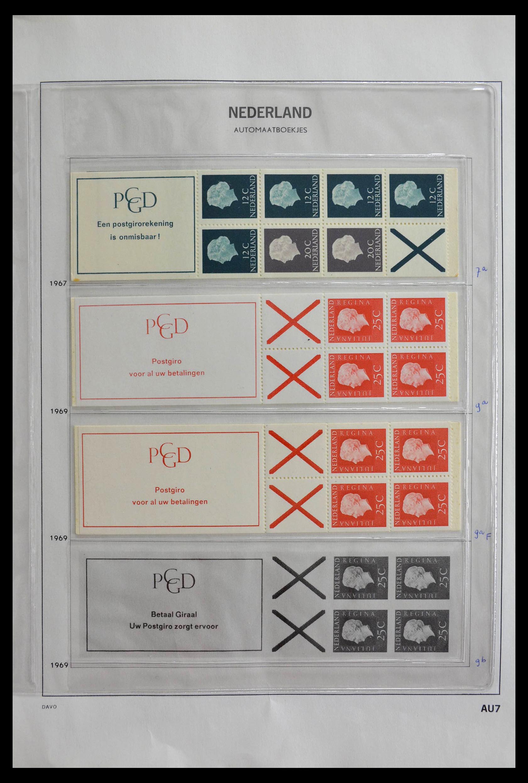 28853 007 - 28853 Netherlands stampbooklets 1964-2005.