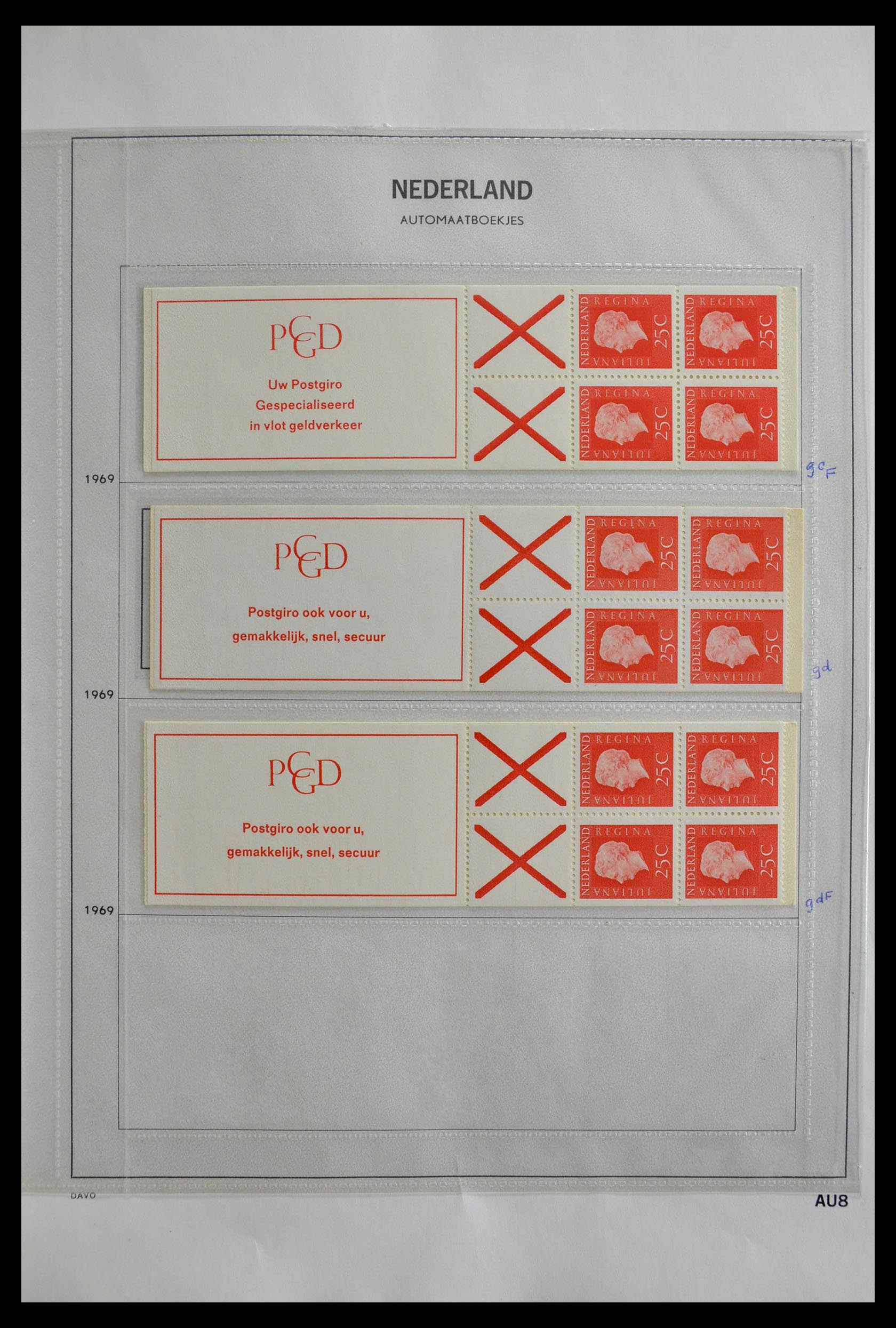 28853 008 - 28853 Netherlands stampbooklets 1964-2005.