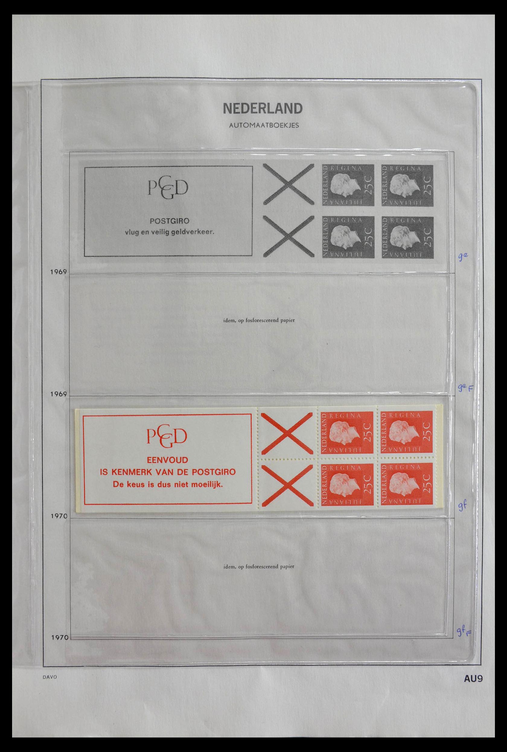 28853 009 - 28853 Netherlands stampbooklets 1964-2005.