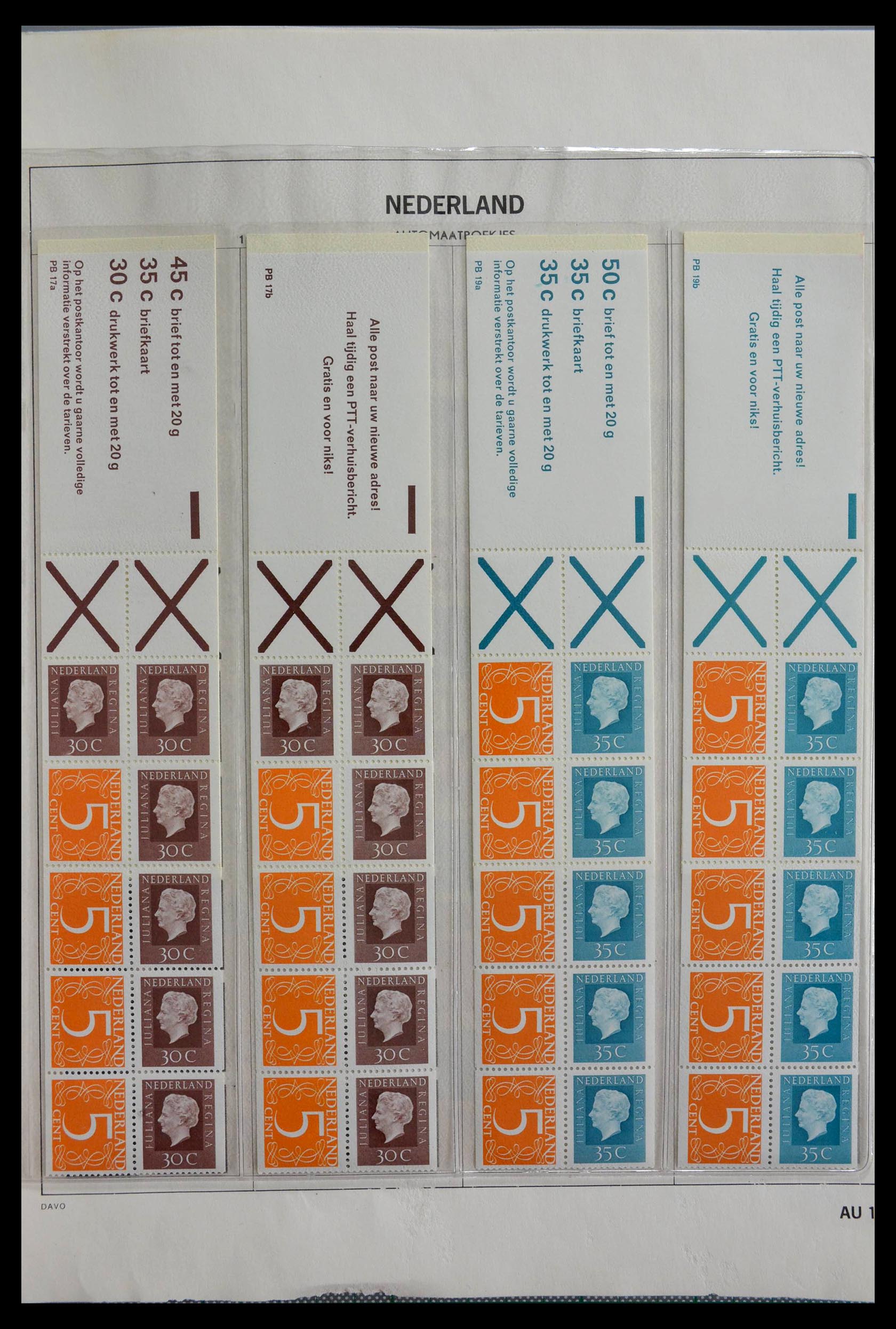 28853 014 - 28853 Netherlands stampbooklets 1964-2005.