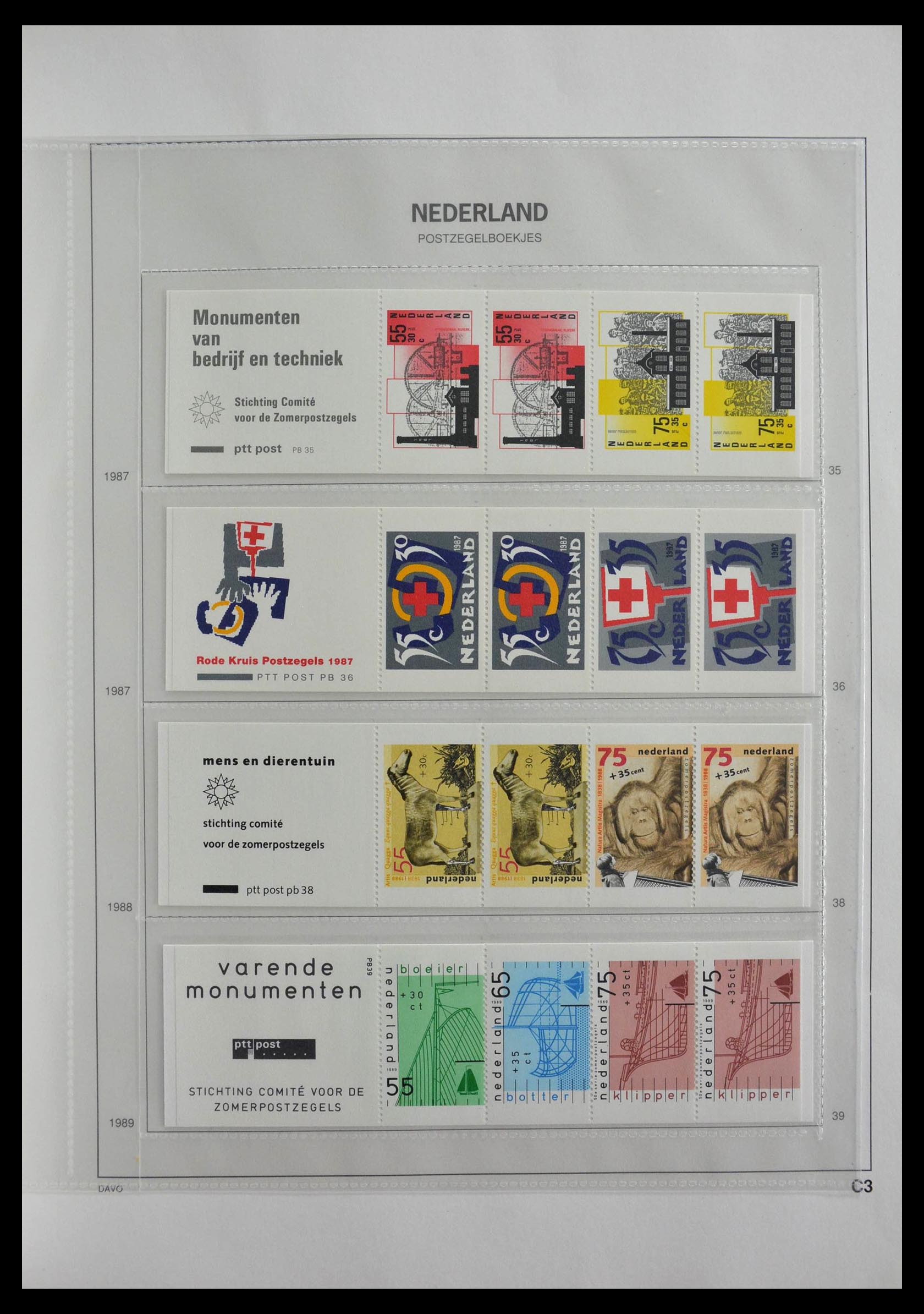 28853 024 - 28853 Netherlands stampbooklets 1964-2005.