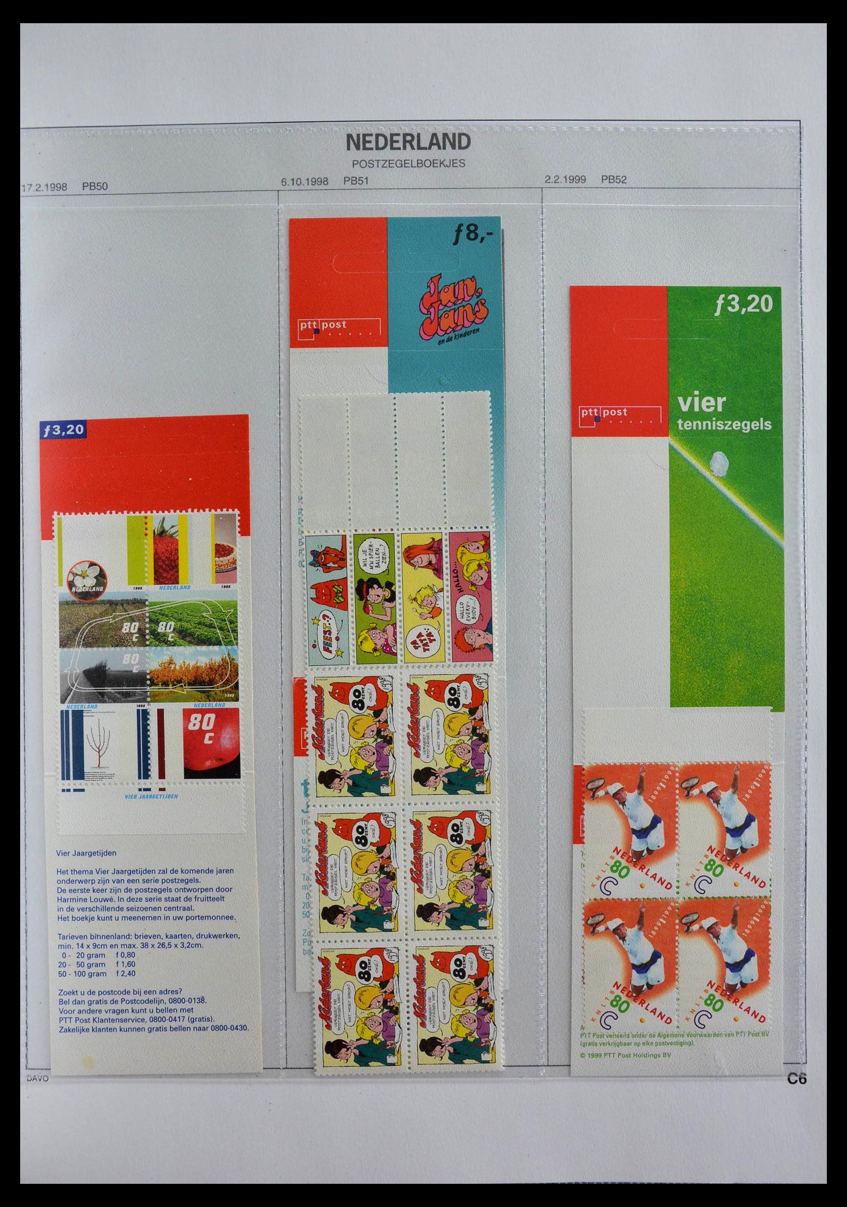 28853 027 - 28853 Netherlands stampbooklets 1964-2005.