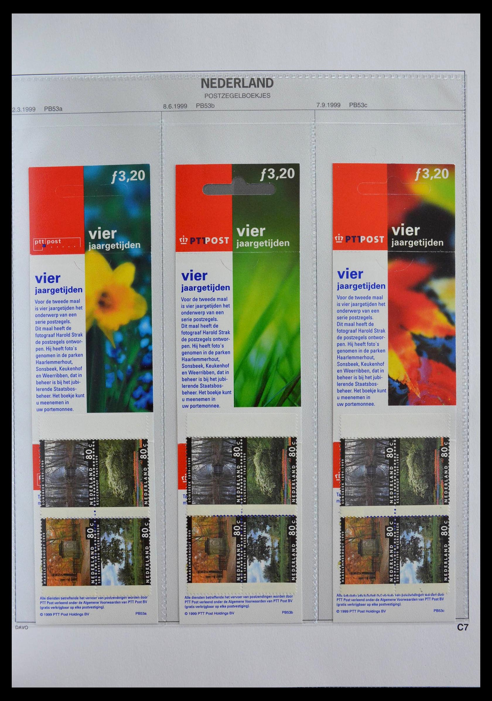 28853 028 - 28853 Netherlands stampbooklets 1964-2005.