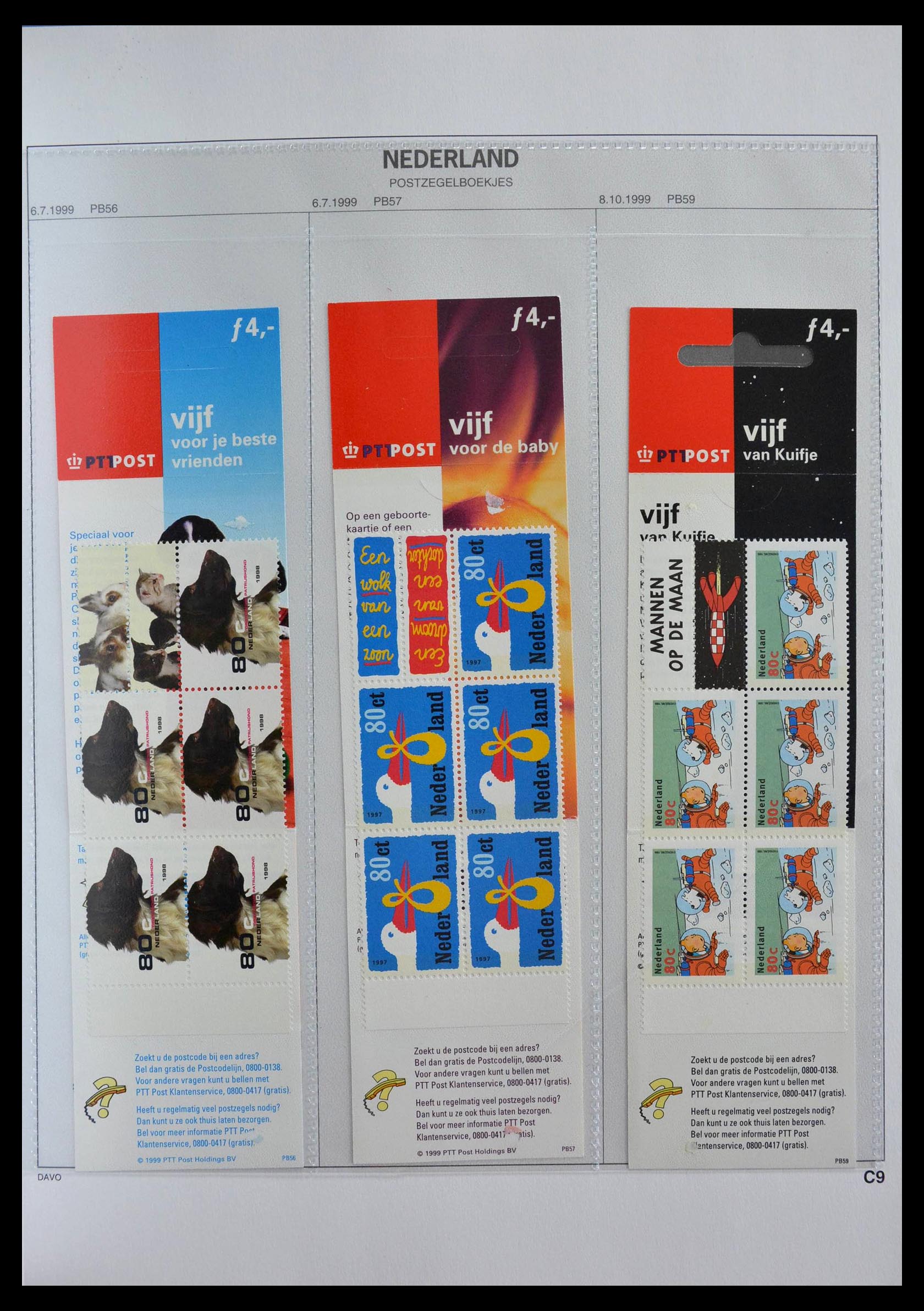 28853 030 - 28853 Netherlands stampbooklets 1964-2005.