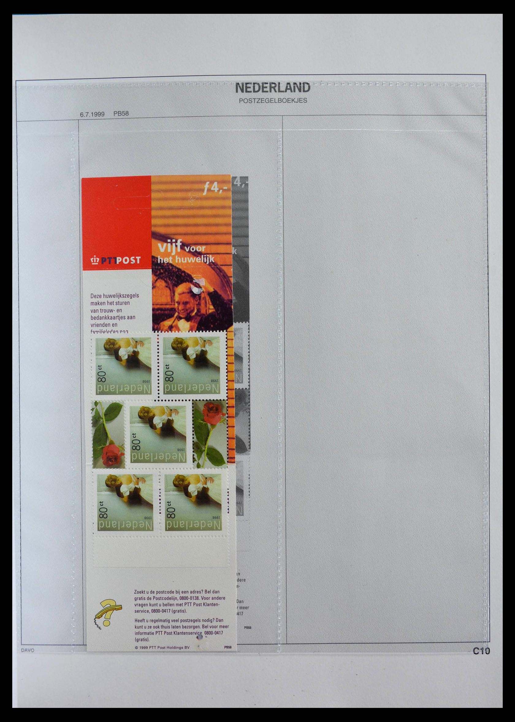 28853 031 - 28853 Netherlands stampbooklets 1964-2005.